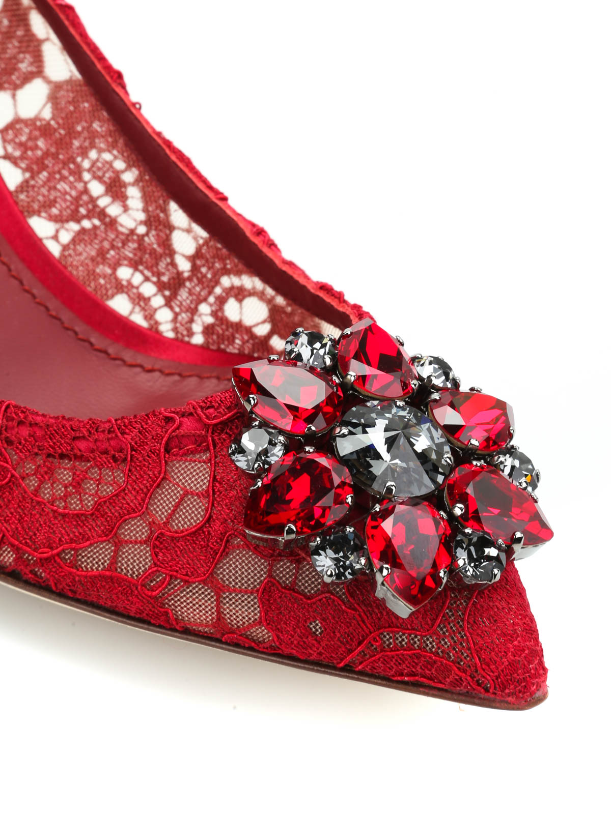 Shop Dolce & Gabbana Zapato De Salón Rojo Oscuro