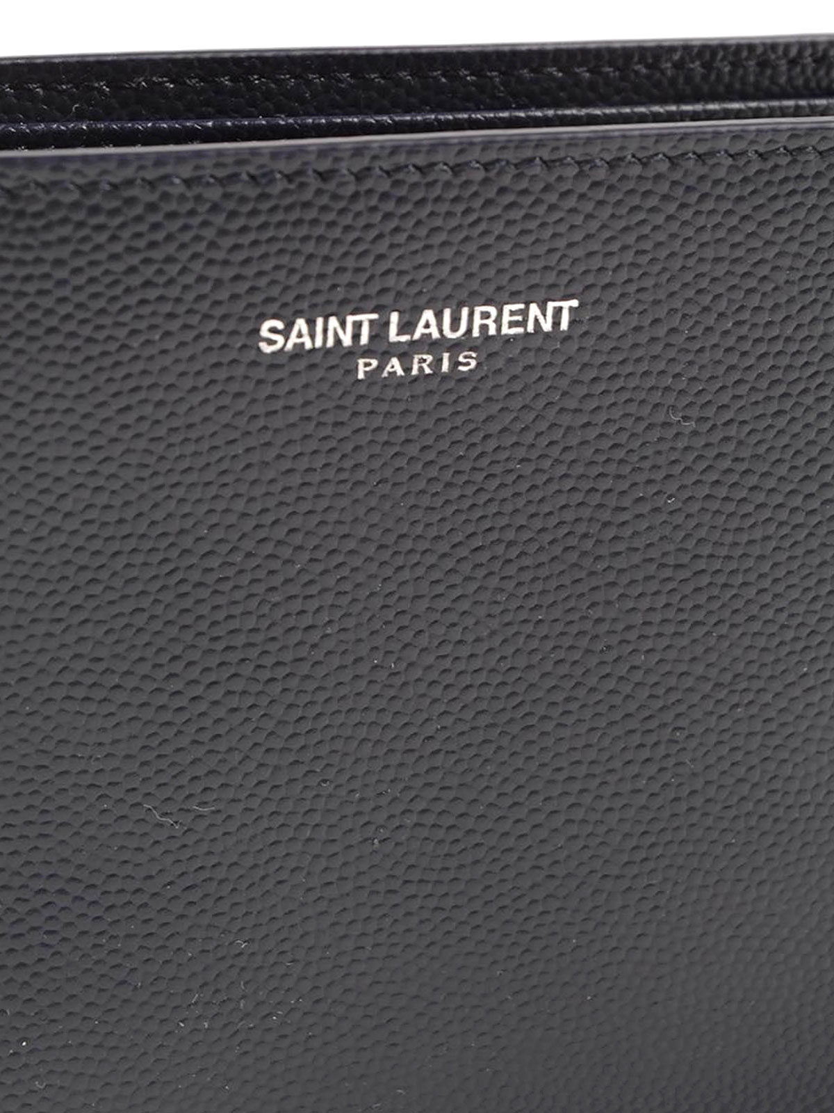 Saint Laurent Hammered Leather Wallet