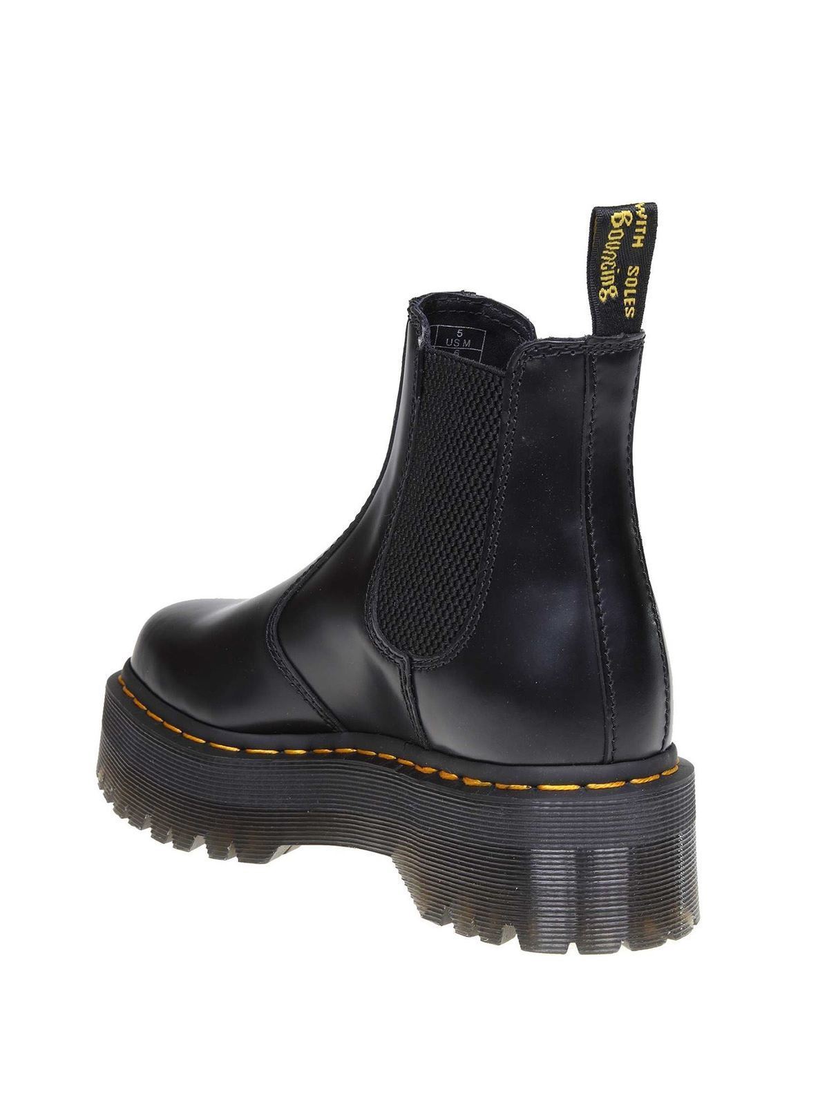 Shop Dr. Martens' Black 2976 Quad Ankle Boots
