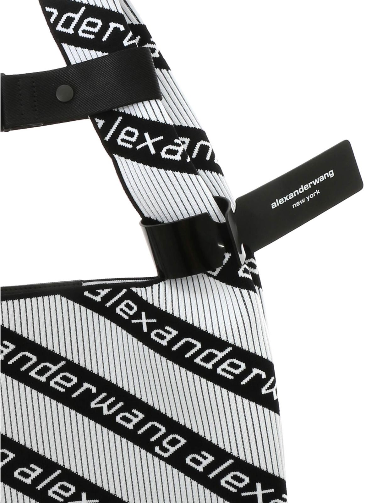 Alexander Wang トートバッグ - 白|2049T0690TBLACKANDWHITE