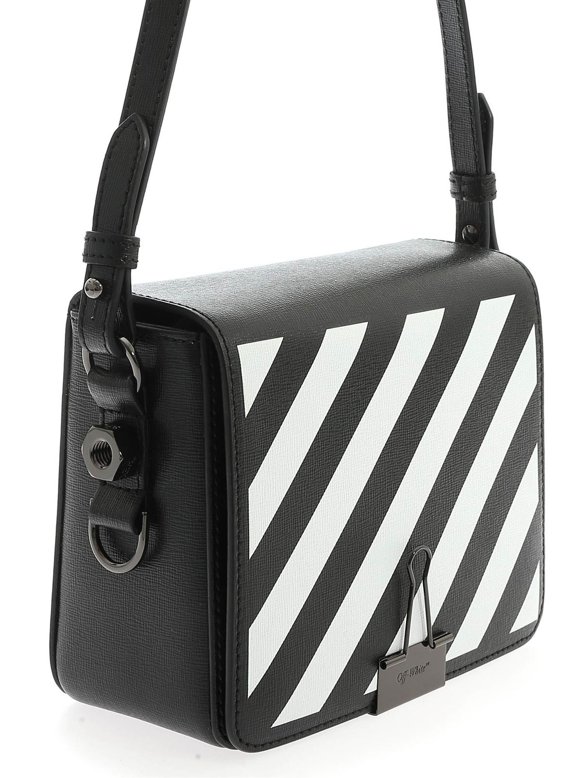 Shoulder bags Off-White - Black Diag Mini Flap bag