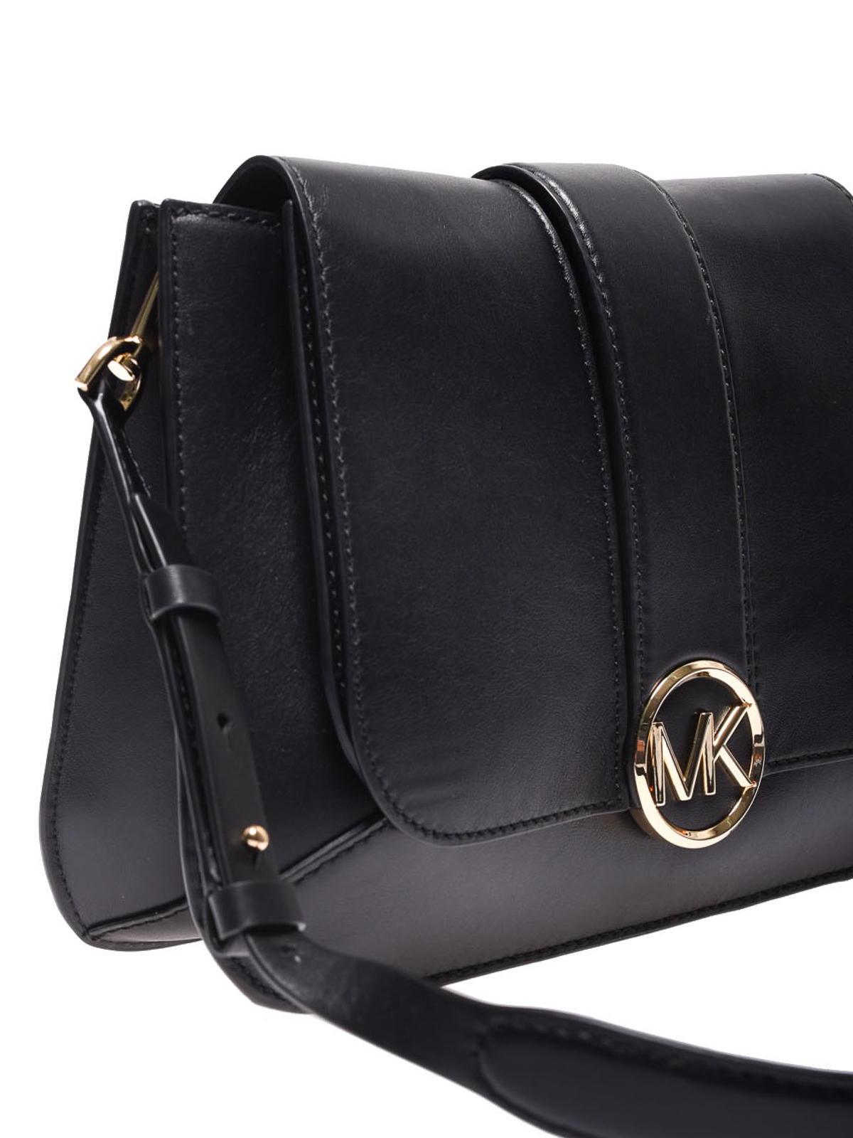 Buy Michael Kors Women Black Medium Leather Crossbody Bag Online