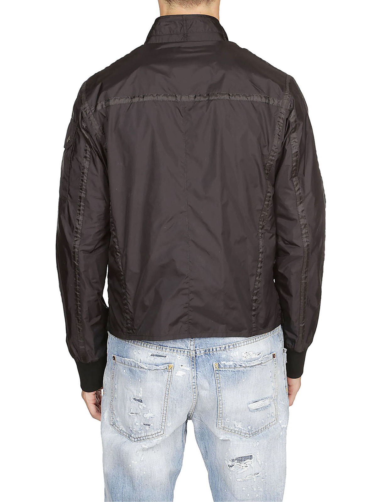Maison Margiela Black nylon jacket - Black | S50AM0385S49203900