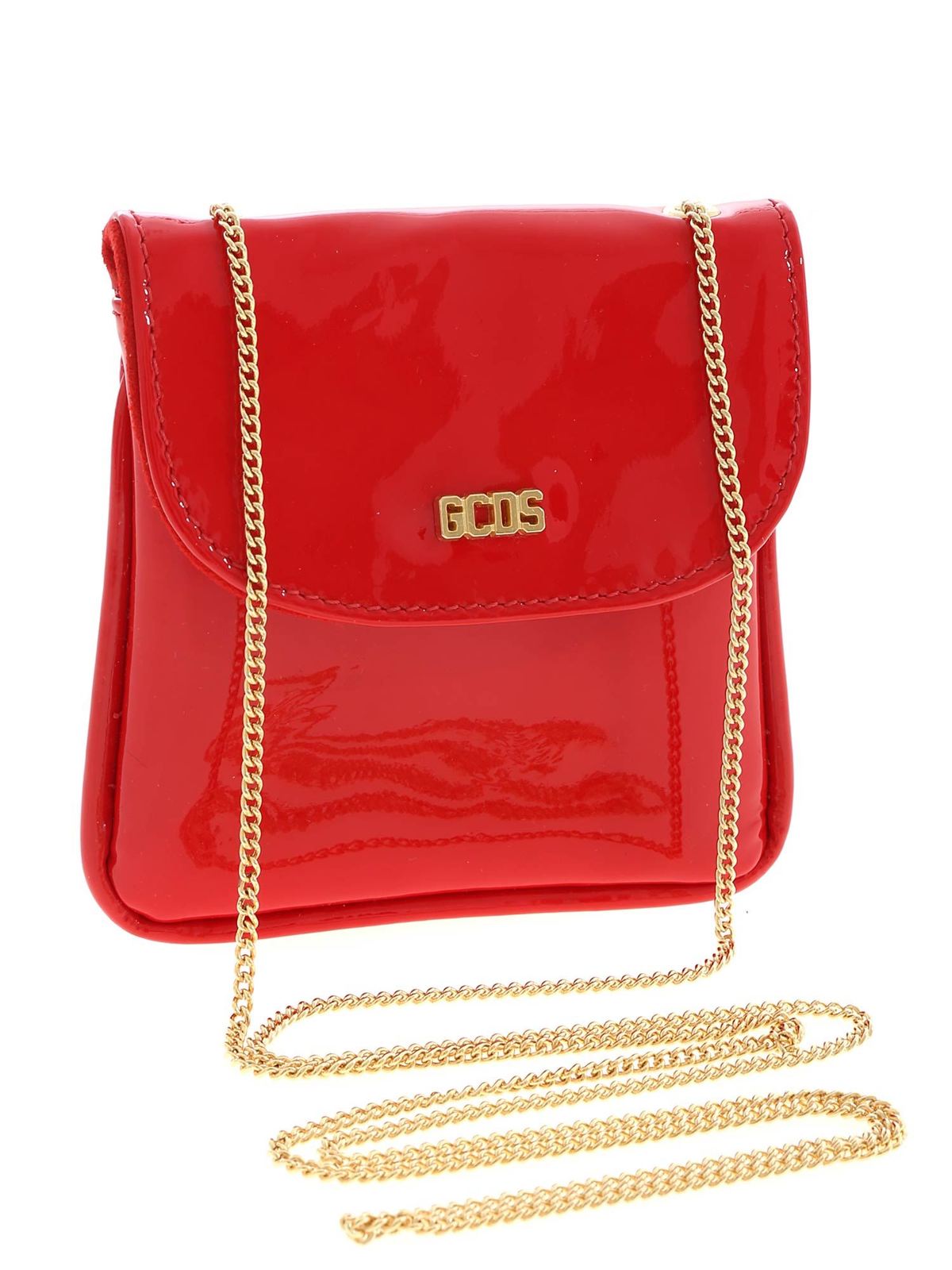Shop Gcds Bling Coin Purse In Red