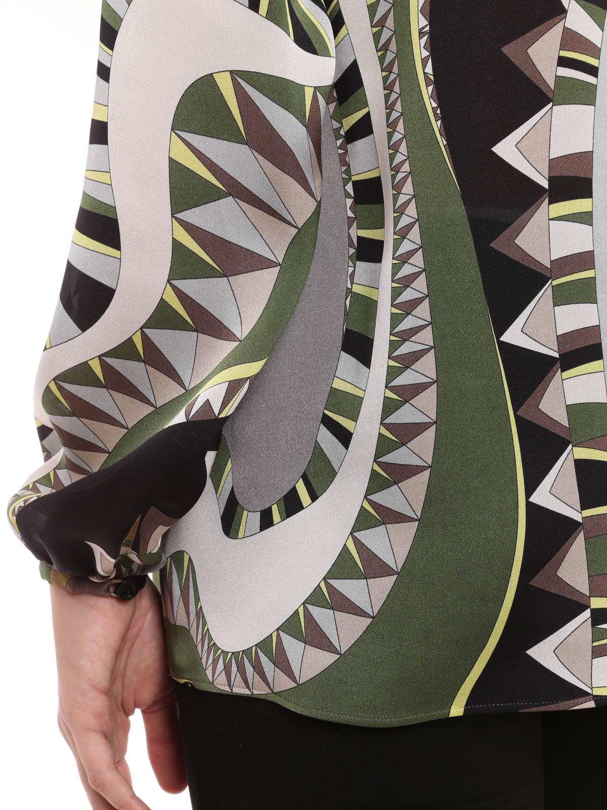 Blusen Emilio Pucci - Charmeuse silk blouse - 56RM6156759009 | THEBS