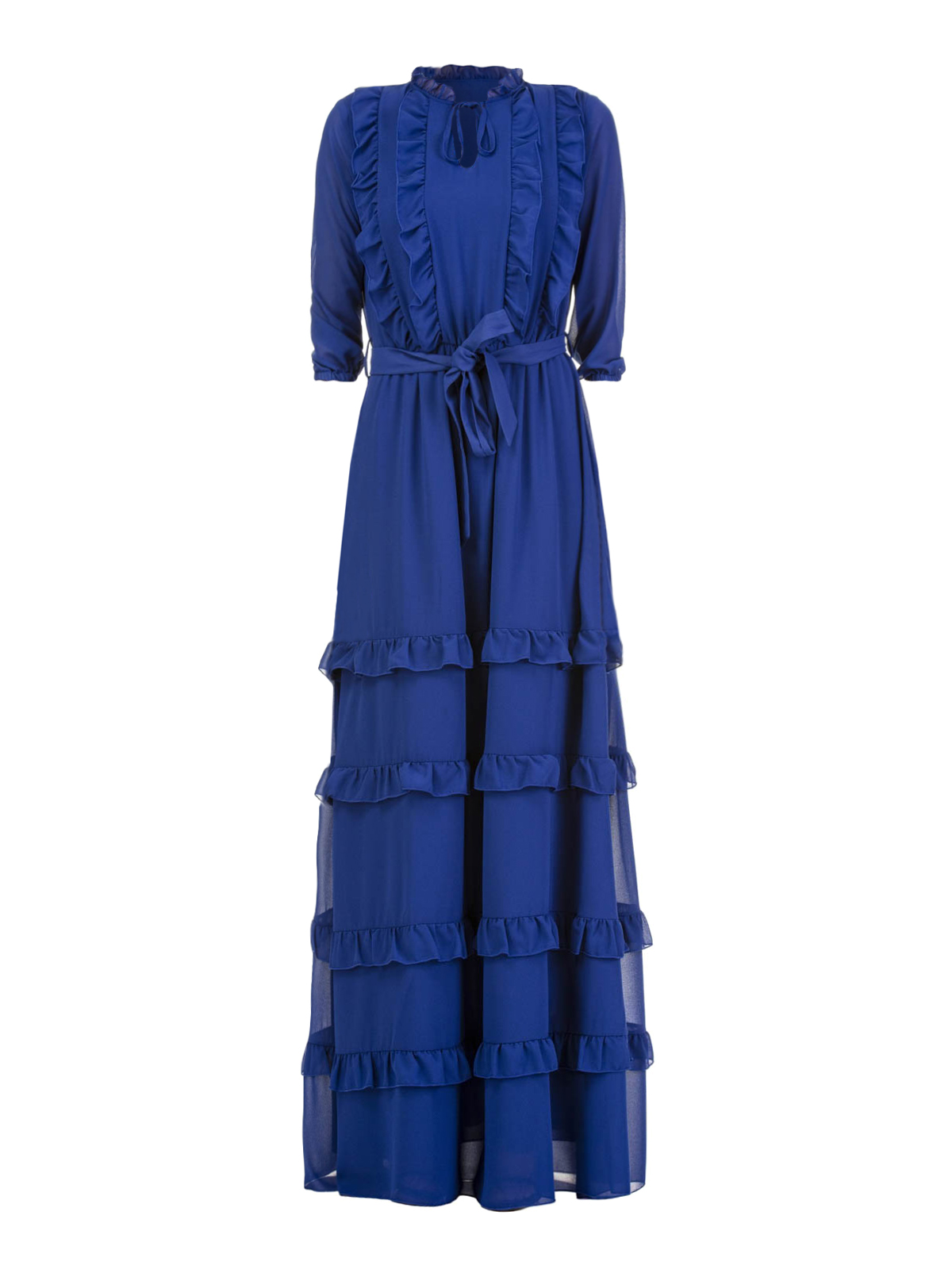 princess polly baby blue dress The Row Robi Maxi Dress - Navy