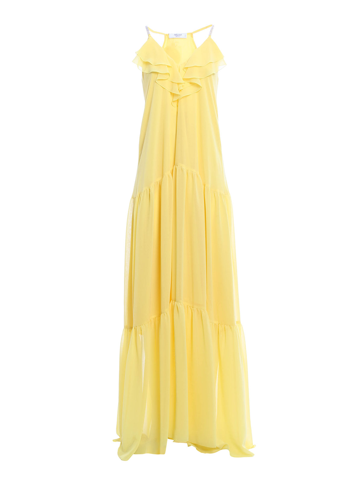 Blugirl Chiffon maxi dress - Yellow - Women|1560125 | thebs.com