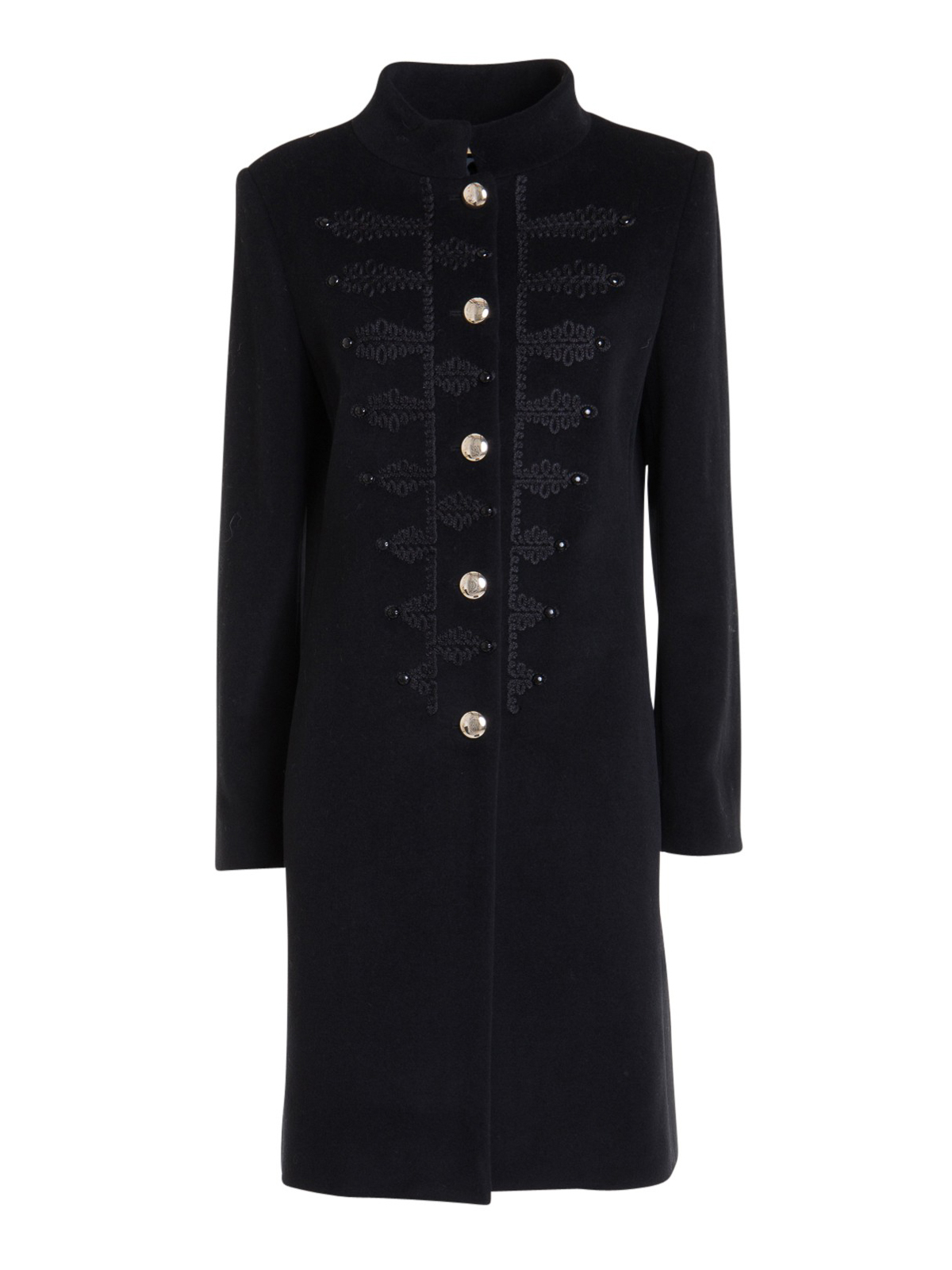 Blumarine ブラック ロングコート Blumarine ロングコート - 黒 - ブラック|23313140