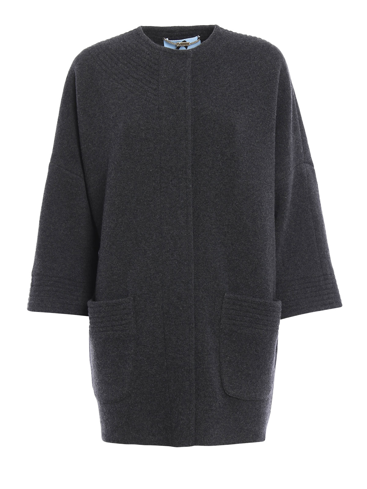 コート BLUMARINE Dark Grey Wool Coat Blumarine Dark grey wool coat | gebnegozionline | REVERSIBLE