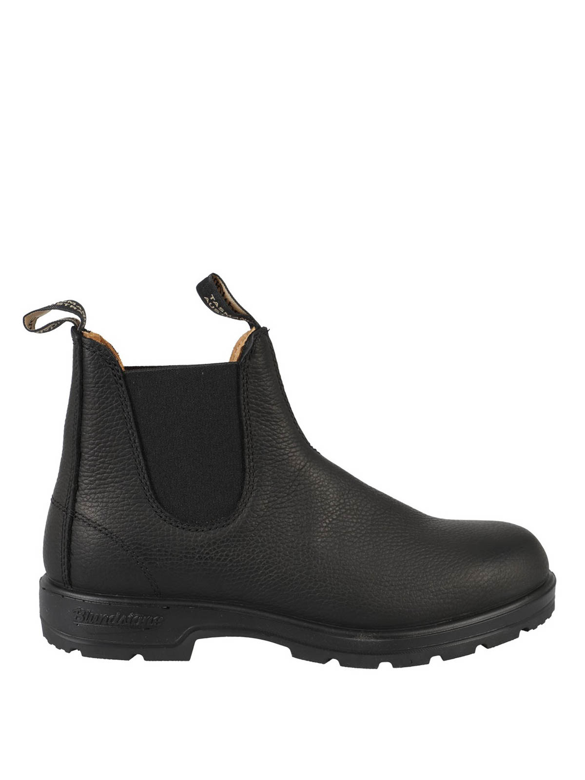 Shop Blundstone 1447 Hammered Leather Booties In Black