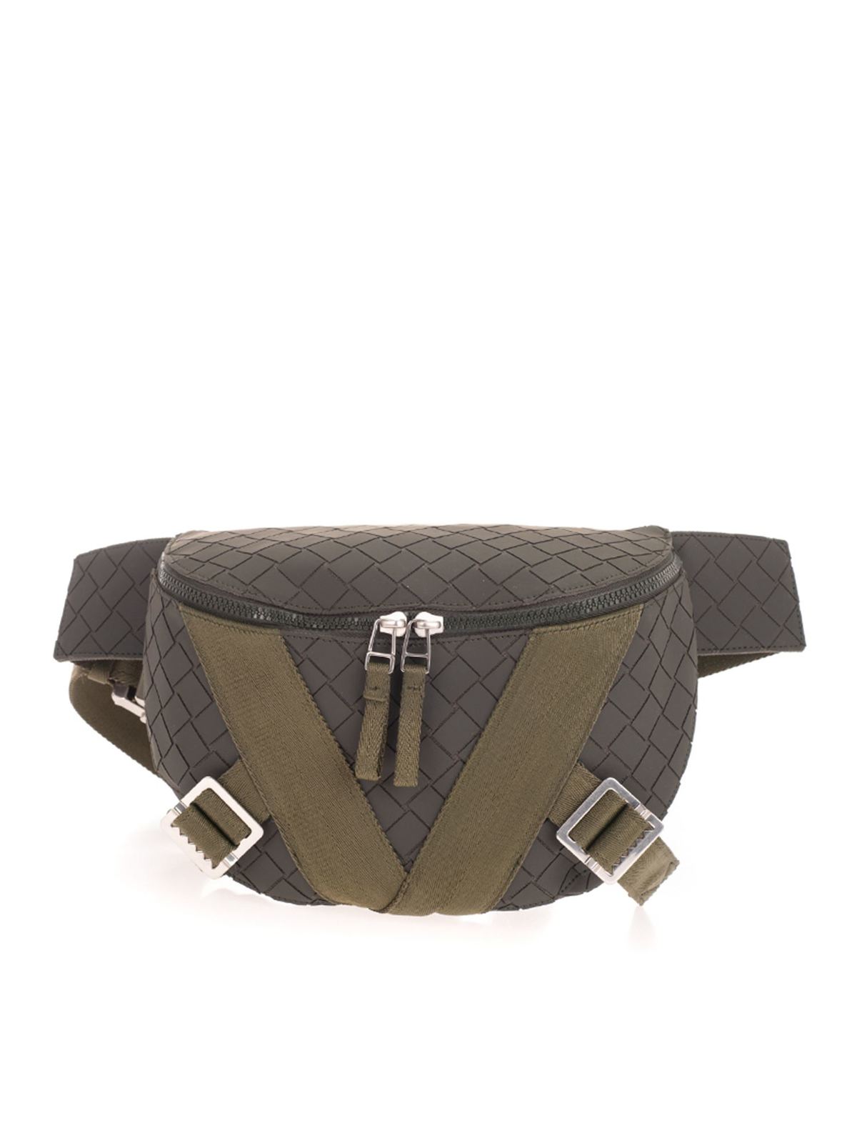 Bottega Veneta Camping/Silver Belt Bag