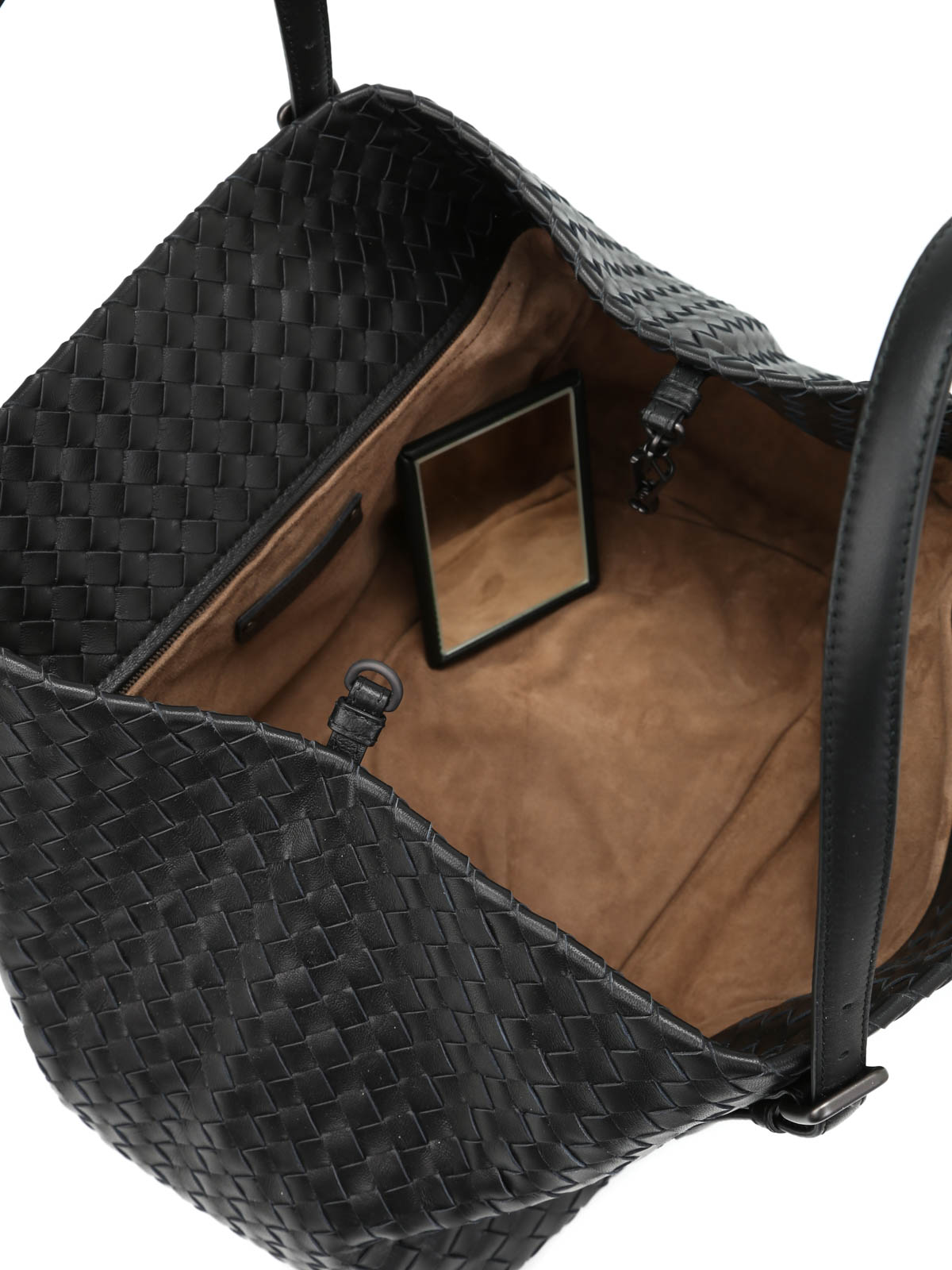 Bottega Veneta Intrecciato Messenger Shoulder Bag Leather Brown Free  Shipping