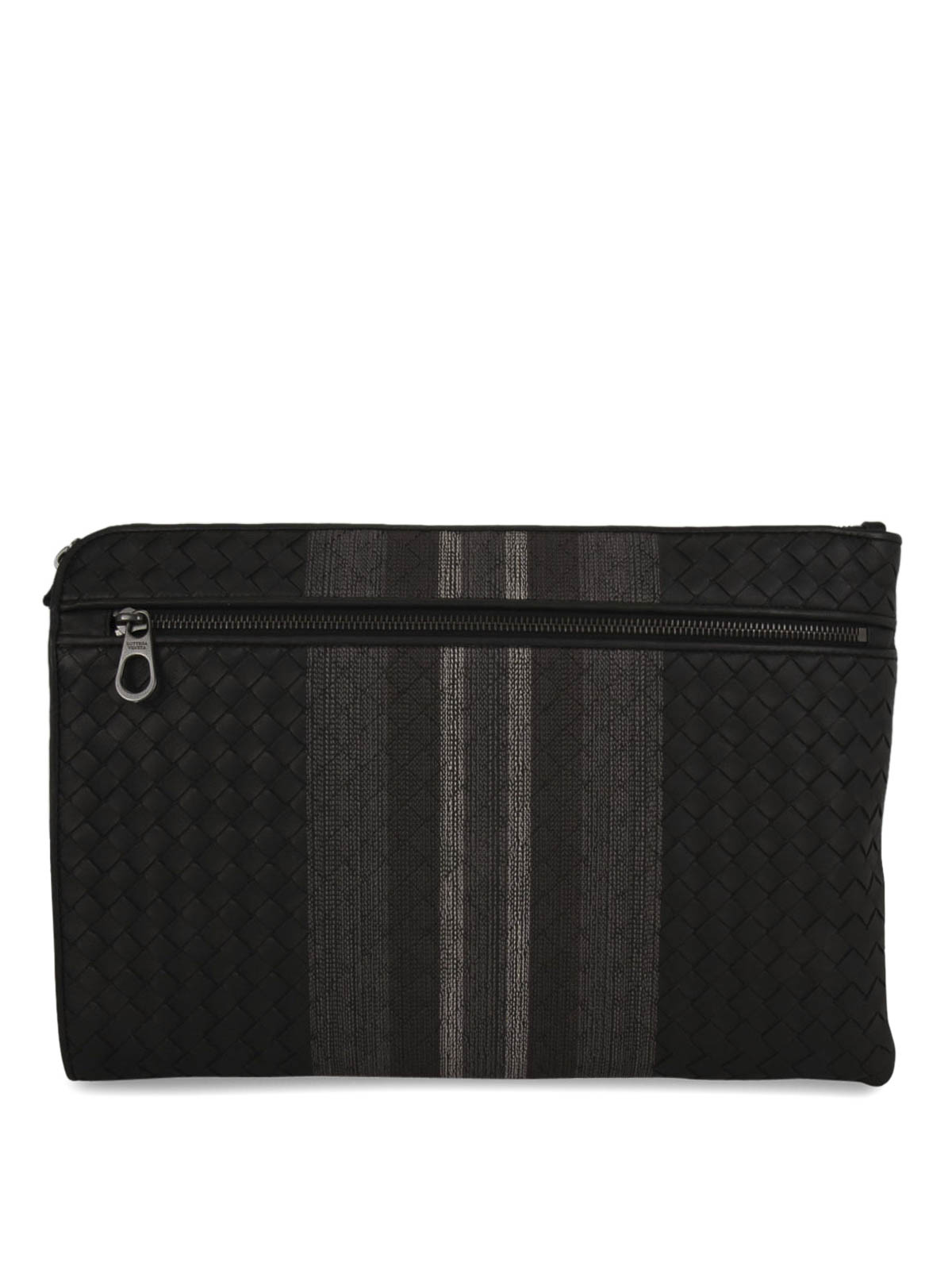 Bottega Veneta Intrecciato document pouch - Black|406021VCET01047