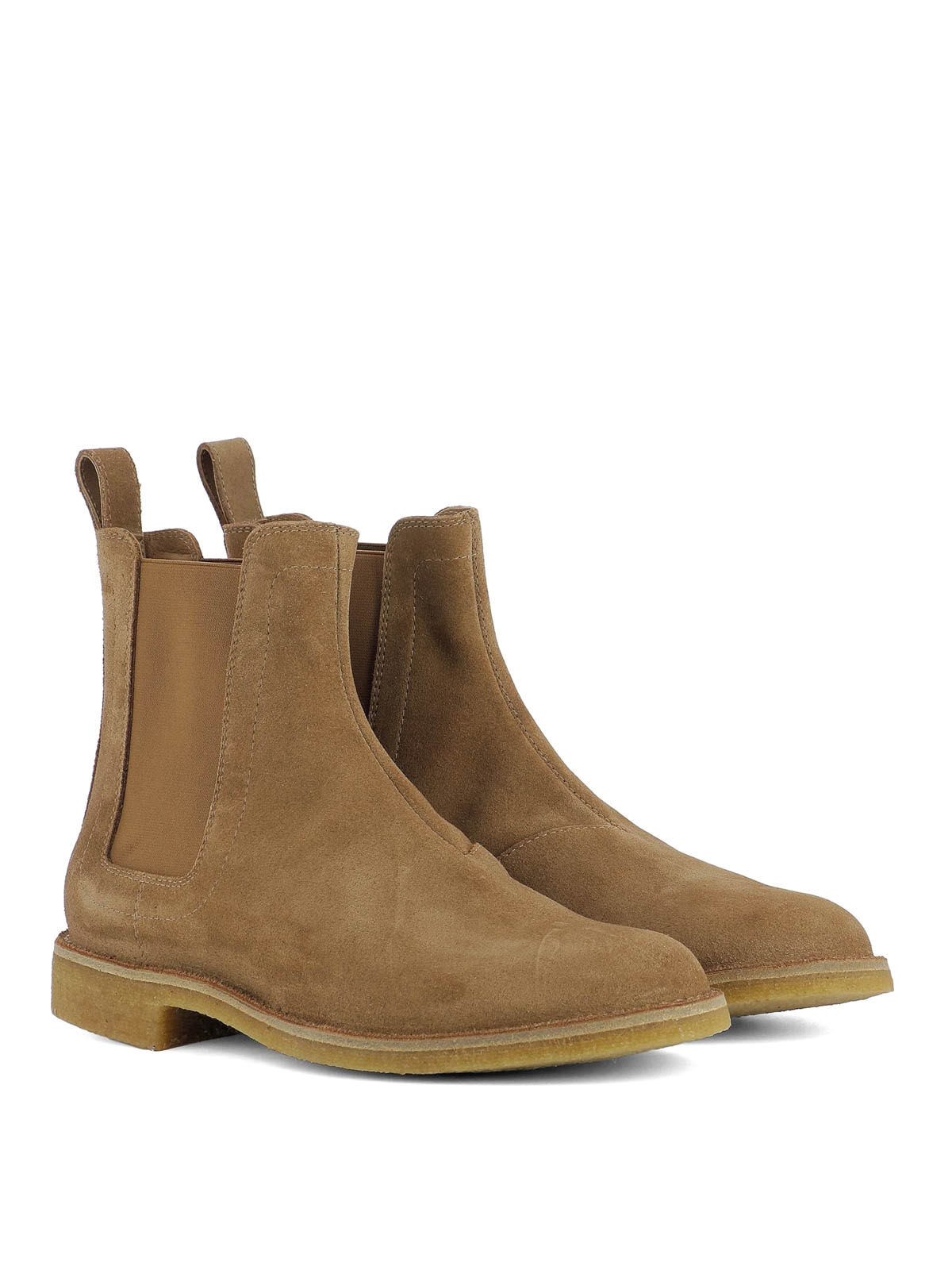 BOTTEGA VENETA Chelsea boots Tan/Beige leather suede sz 13 Bottega Veneta Suede Chelsea Boots in Blue for Men | Lyst main image 2