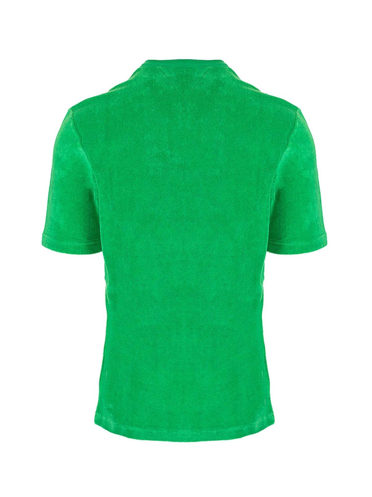 Bottega Veneta Textured T-shirt in green - Green