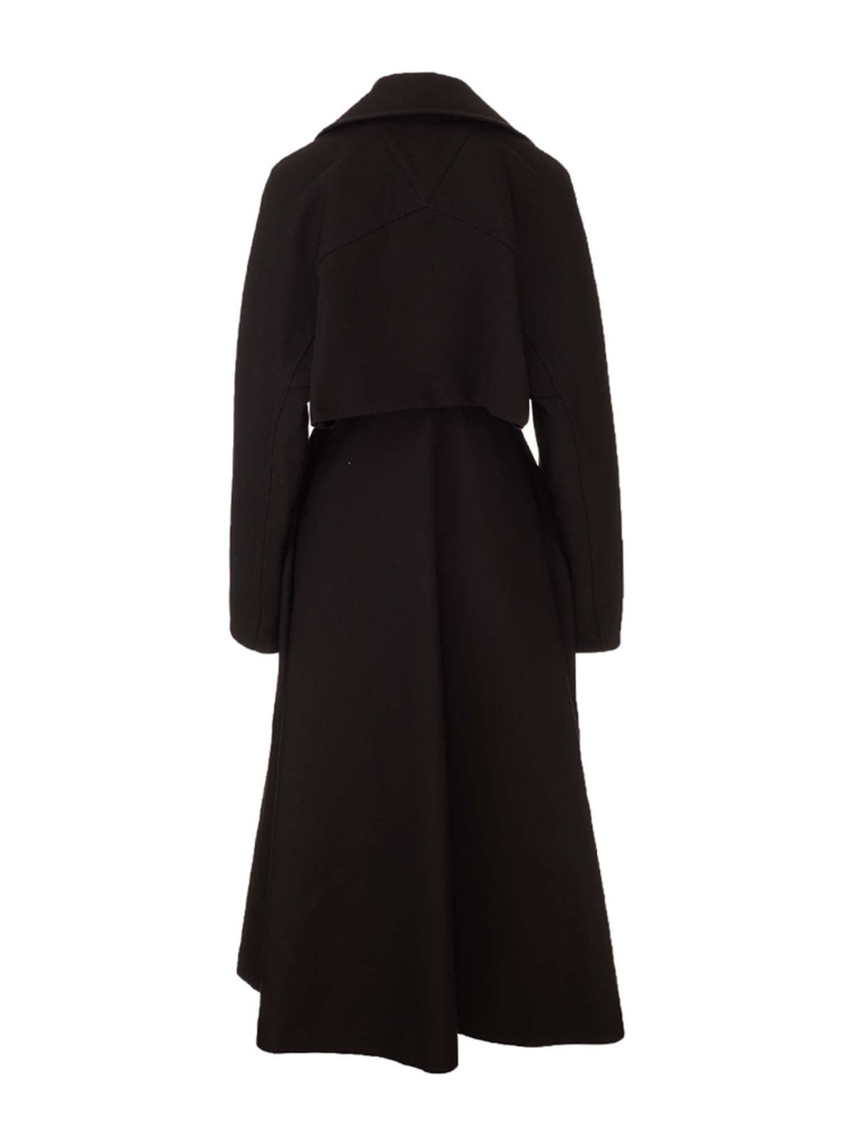 Bottega Veneta トレンチコート - 黒|646931V0O101000
