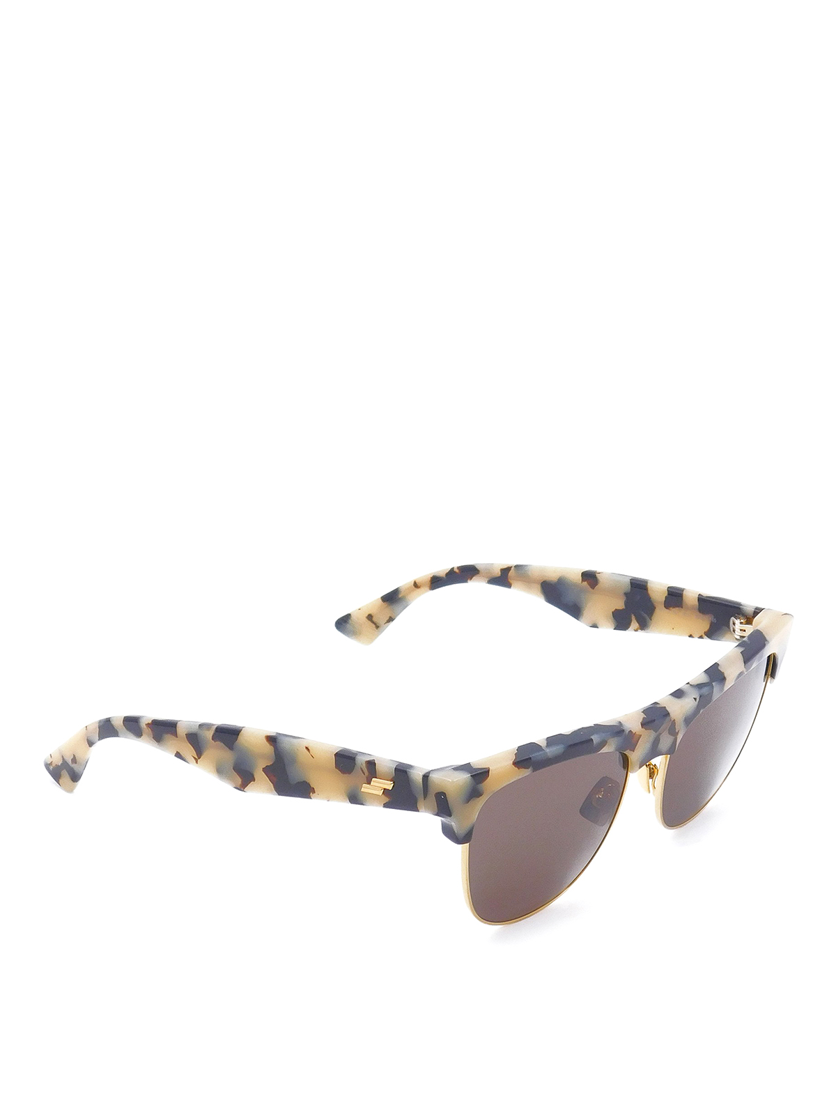 Clubmaster Acetate and Gold-Tone Sunglasses