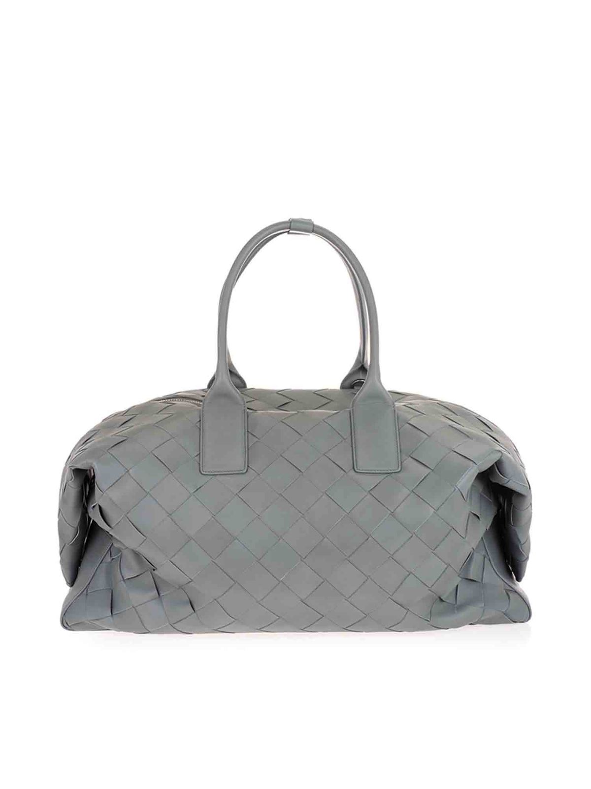 Bottega Veneta Intrecciato Tote Bag in Gray