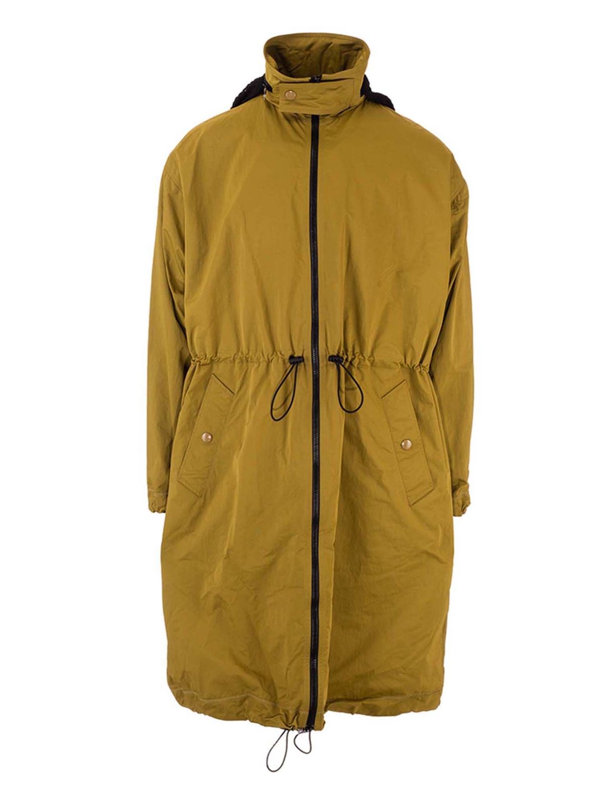 Bottega Veneta Nylon parka in Marsh color - Green