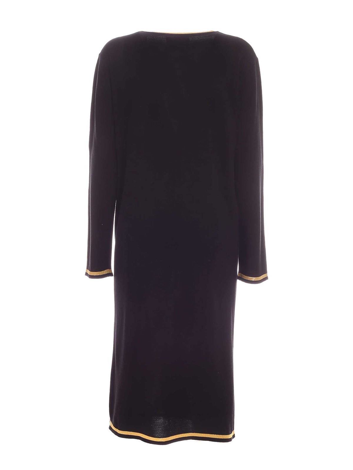 black breastfeeding dress The Ribbed Nursing Dress Black / Small
