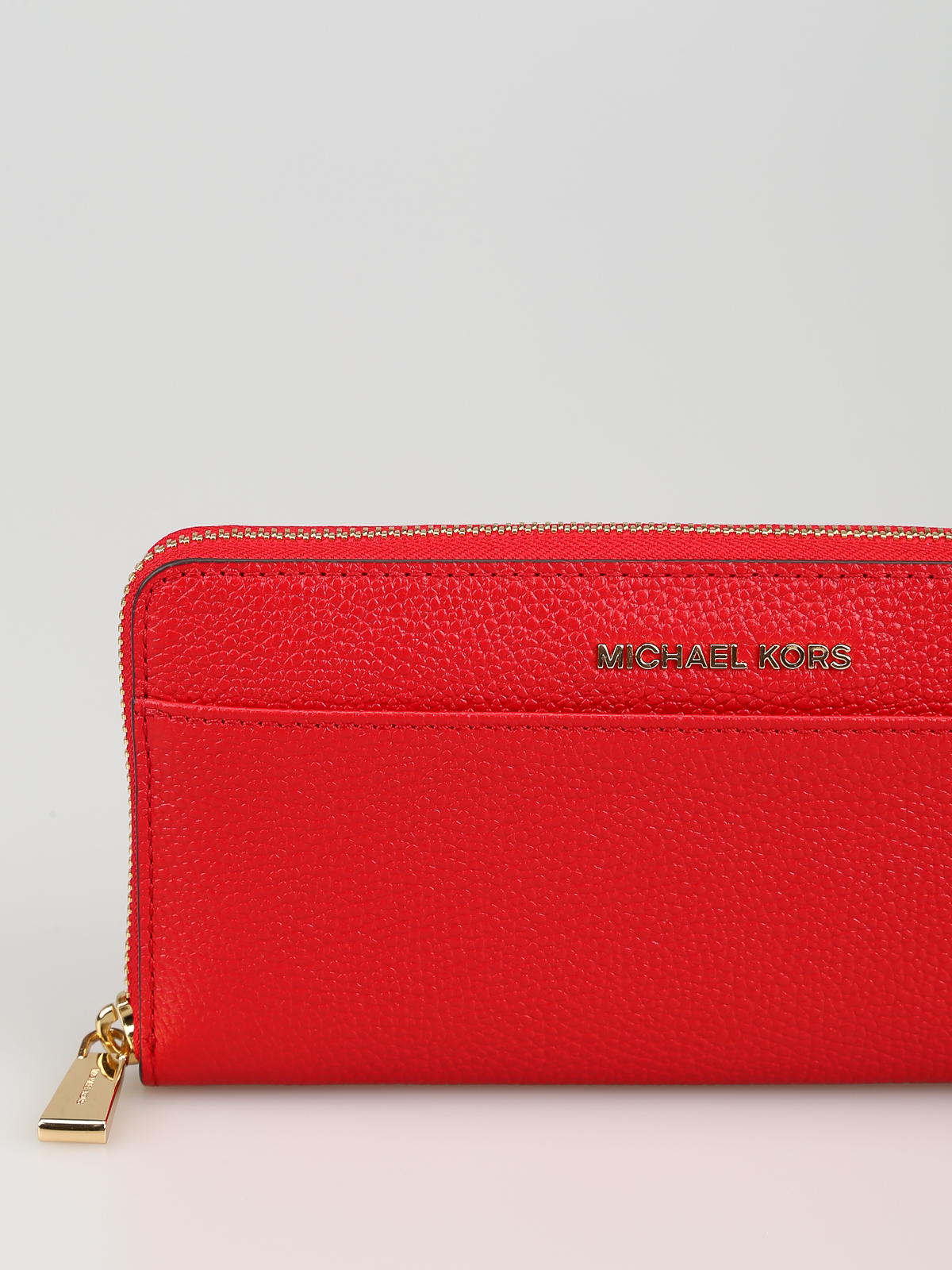 Wallets & purses Michael Kors - Bright red zip around continental wallet -  32S7GM9E9L683