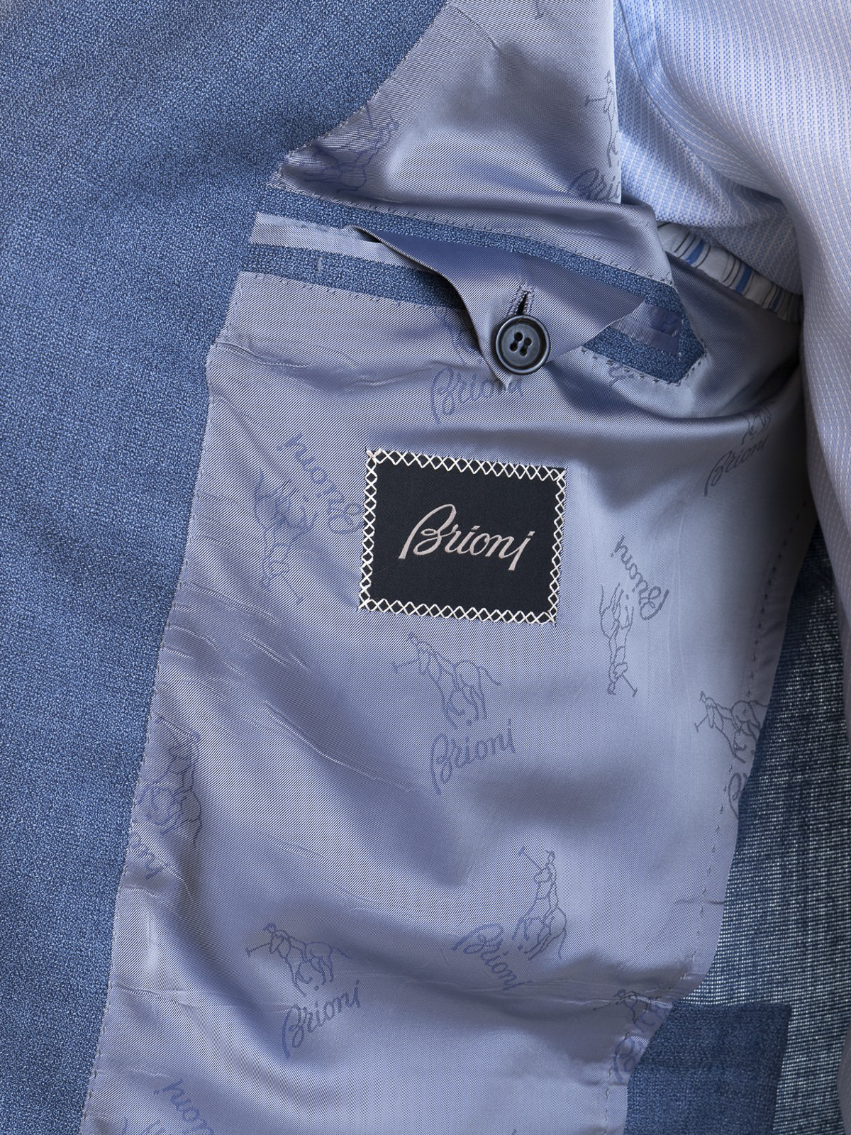Shop Brioni Blazer - Brunico In Azul Claro