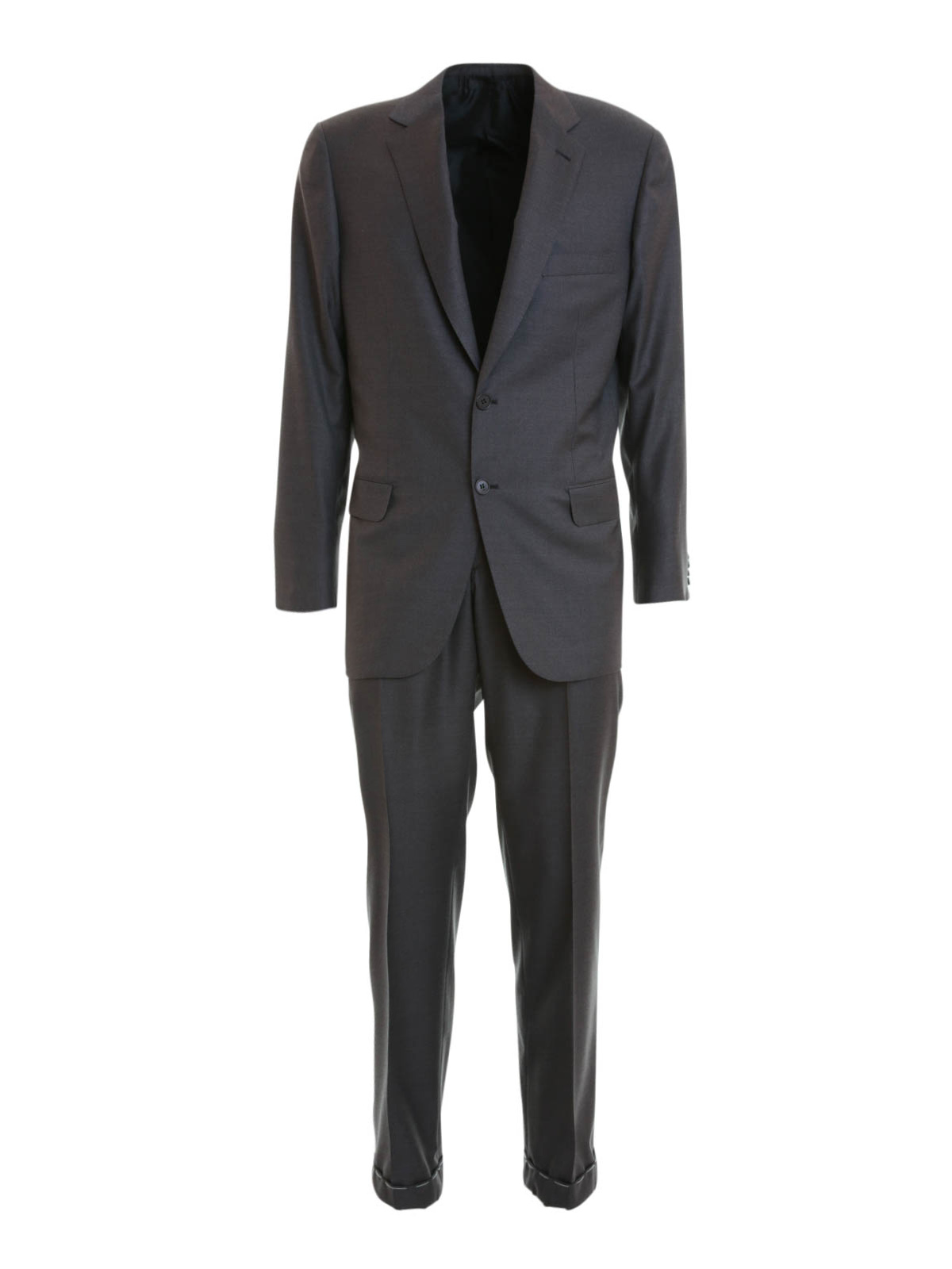 Brioni Light Grey Nomentano Prince of Wales Suit