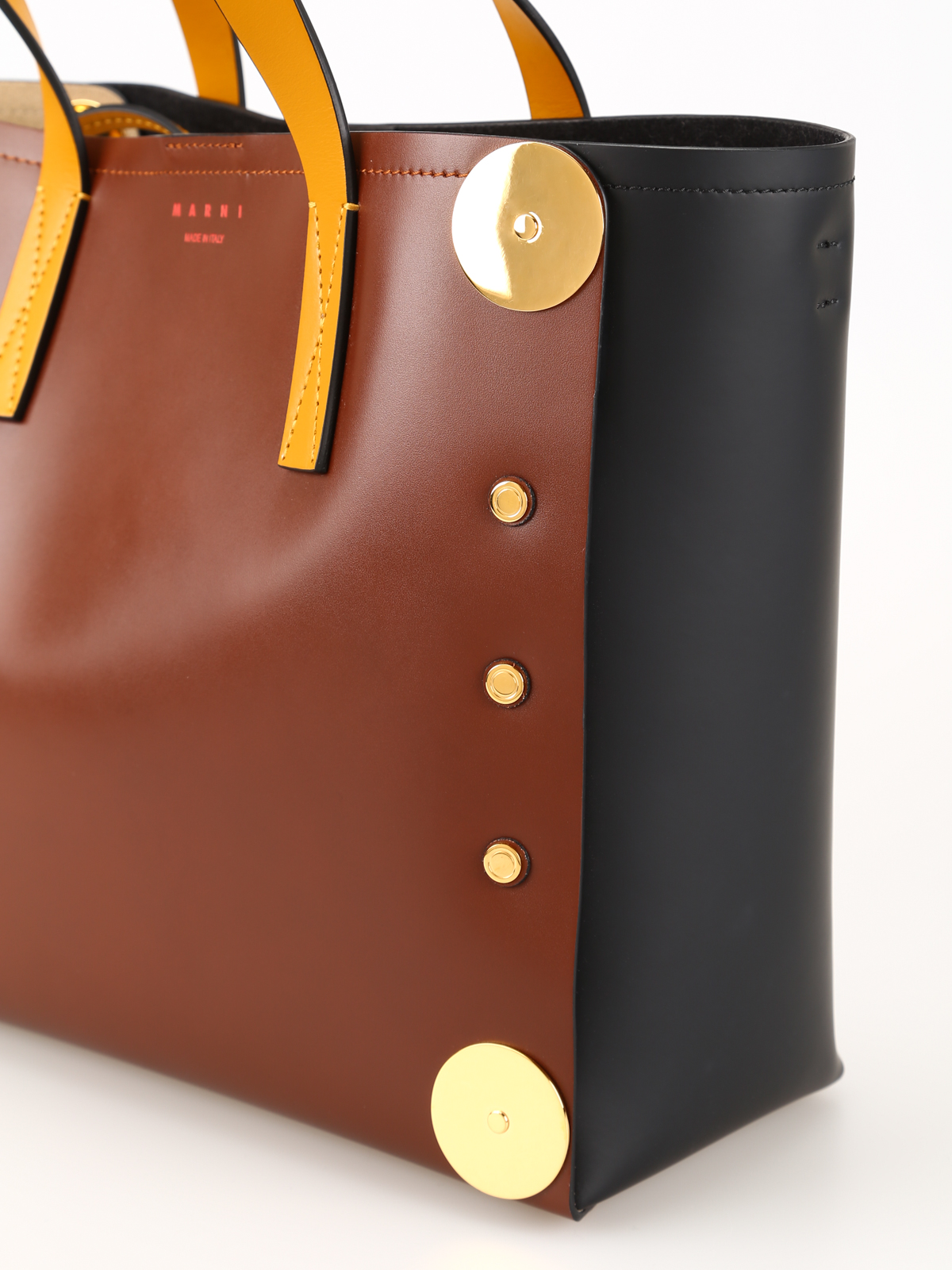 MARNI at  ブラウン トートバッグ ブラウン レザー製 Trunkaroo トートバッグ | Marni