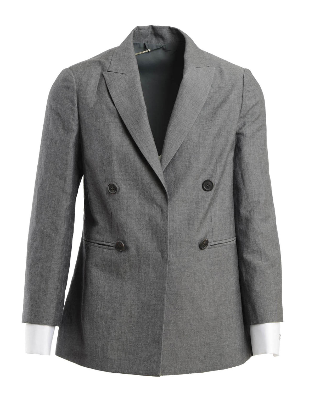 Brunello Cucinelli Double-breasted jacket - Grey Brunello Cucinelli Double-breasted jacket - Grey