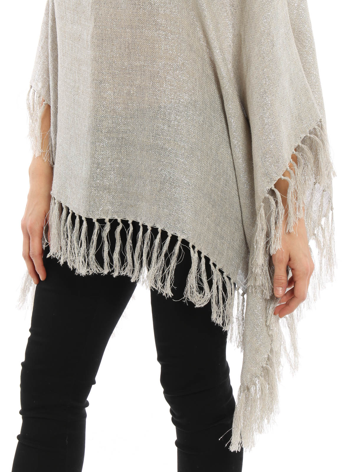 Brunello Cucinelli ケープ/ポンチョ レディース - ライトグレー