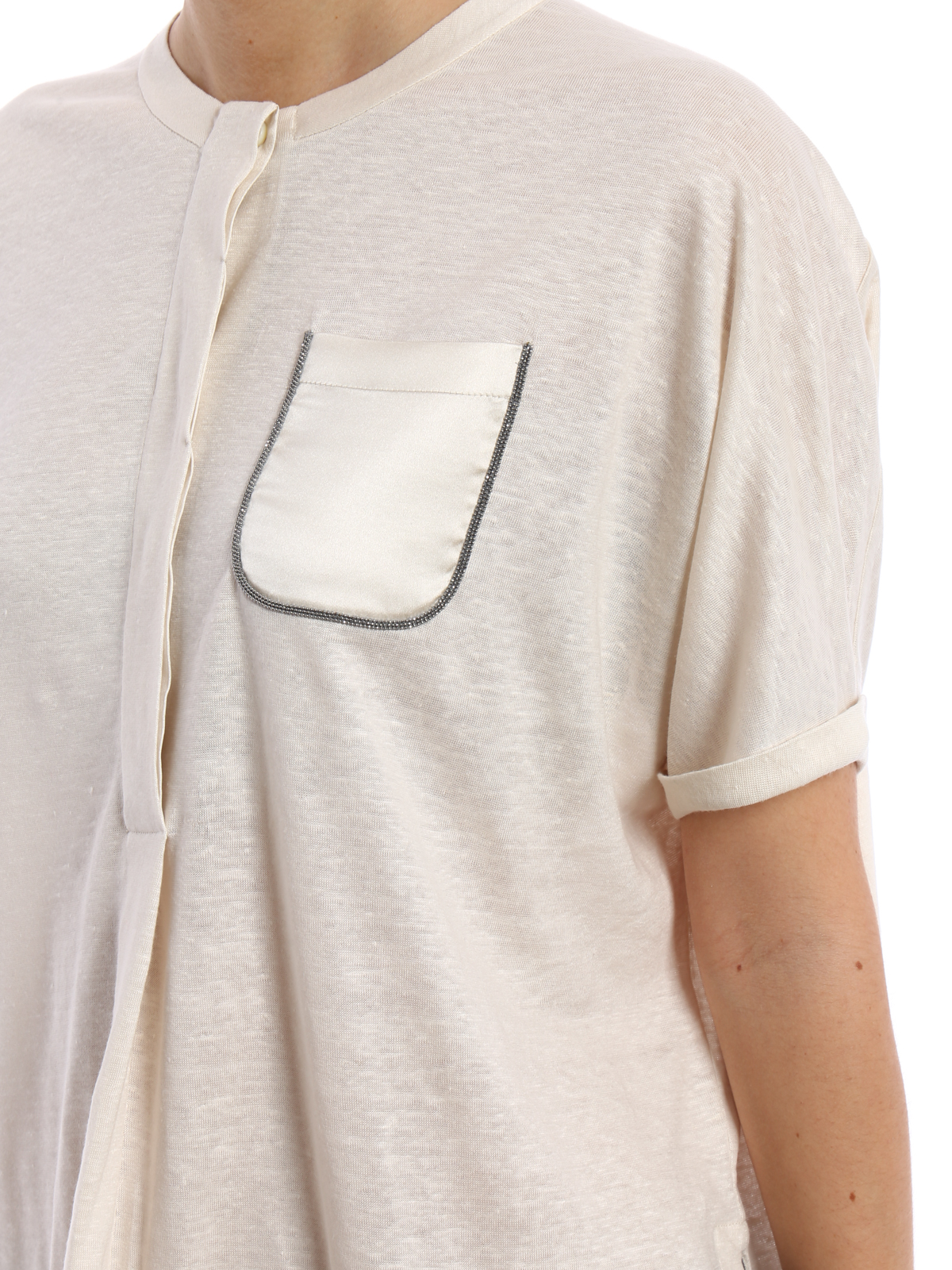 Brunello Cucinelli Tシャツ レディース - ライトベージュ|MF982V2106C2350