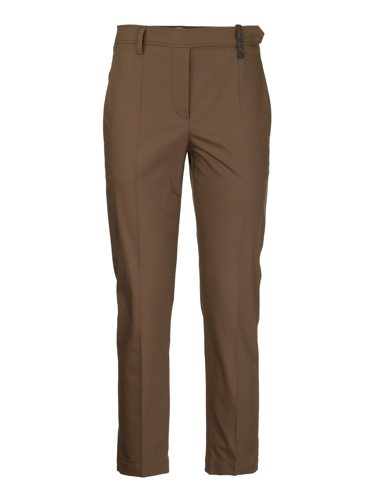 Tan on sale cigarette pants