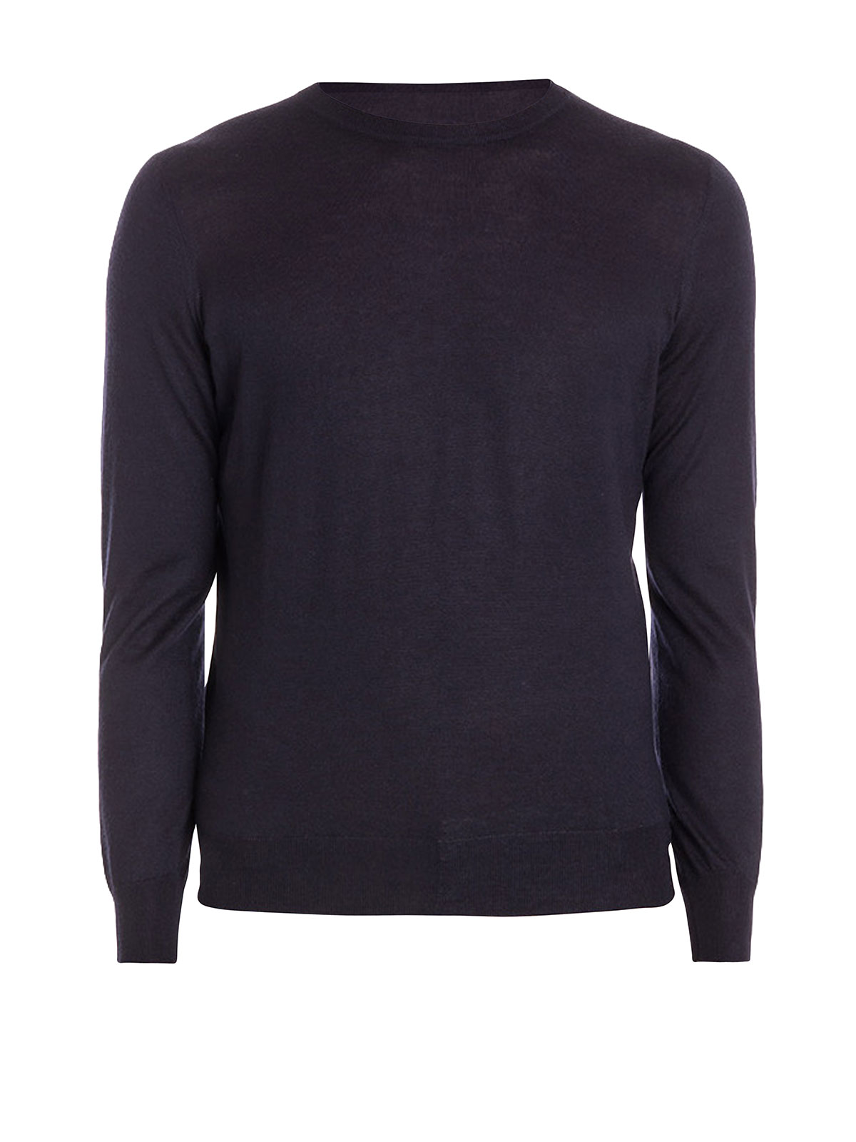 Brunello Cucinelli Cashmere Silk Lightweight Sweater In Azul Oscuro