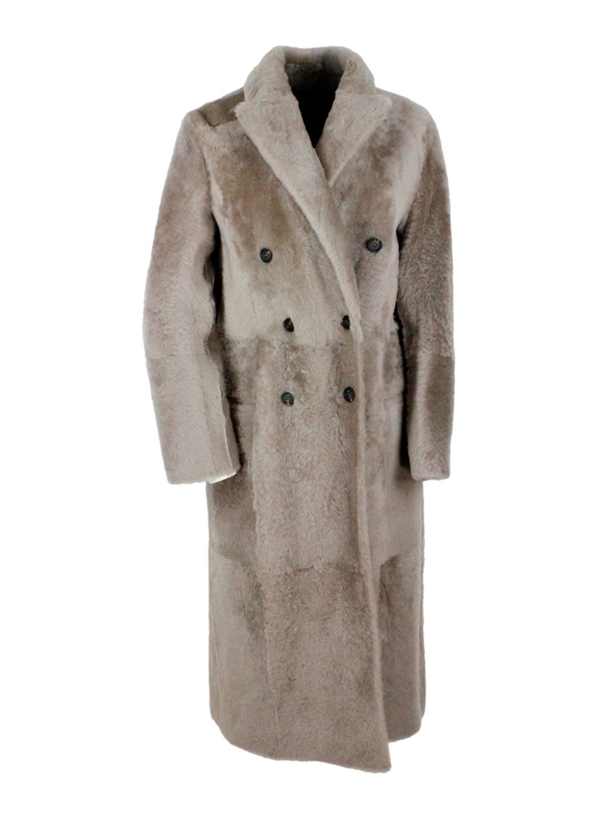 Brunello cucinelli sale shearling coat