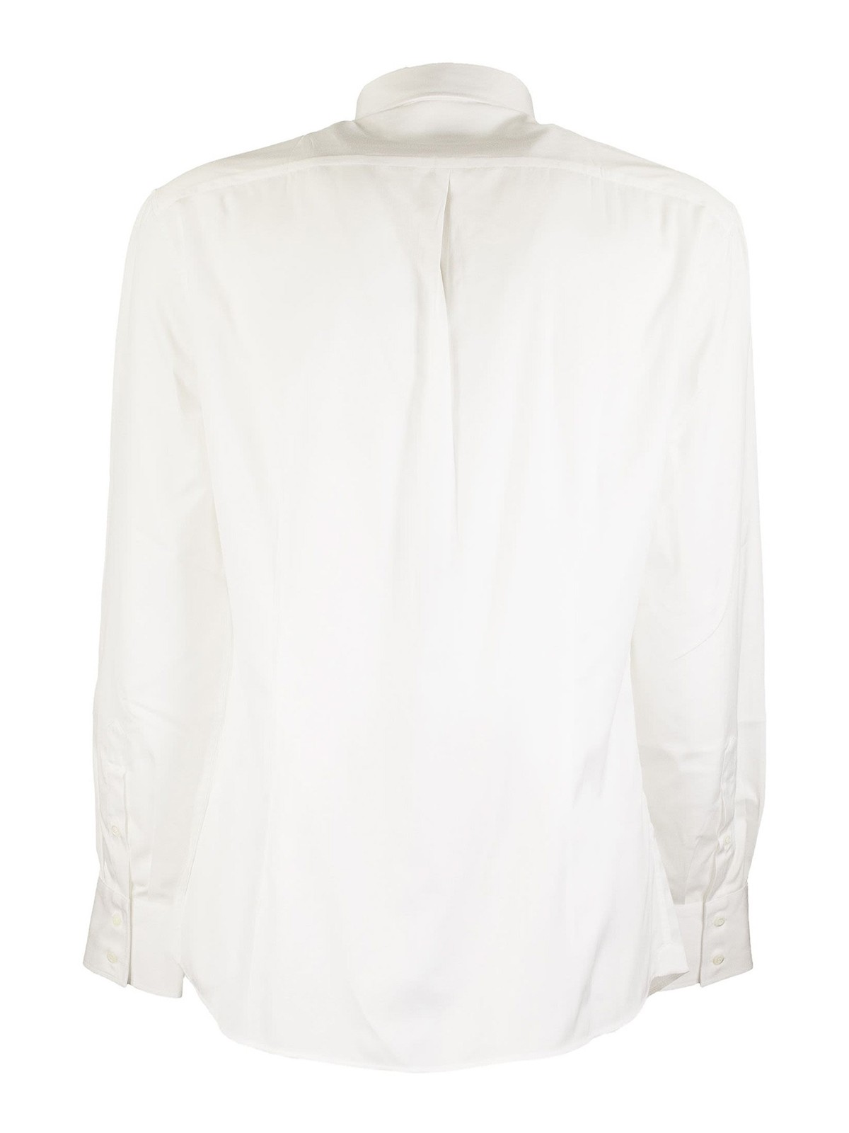 Shop Brunello Cucinelli Twill Shirt In Blanco