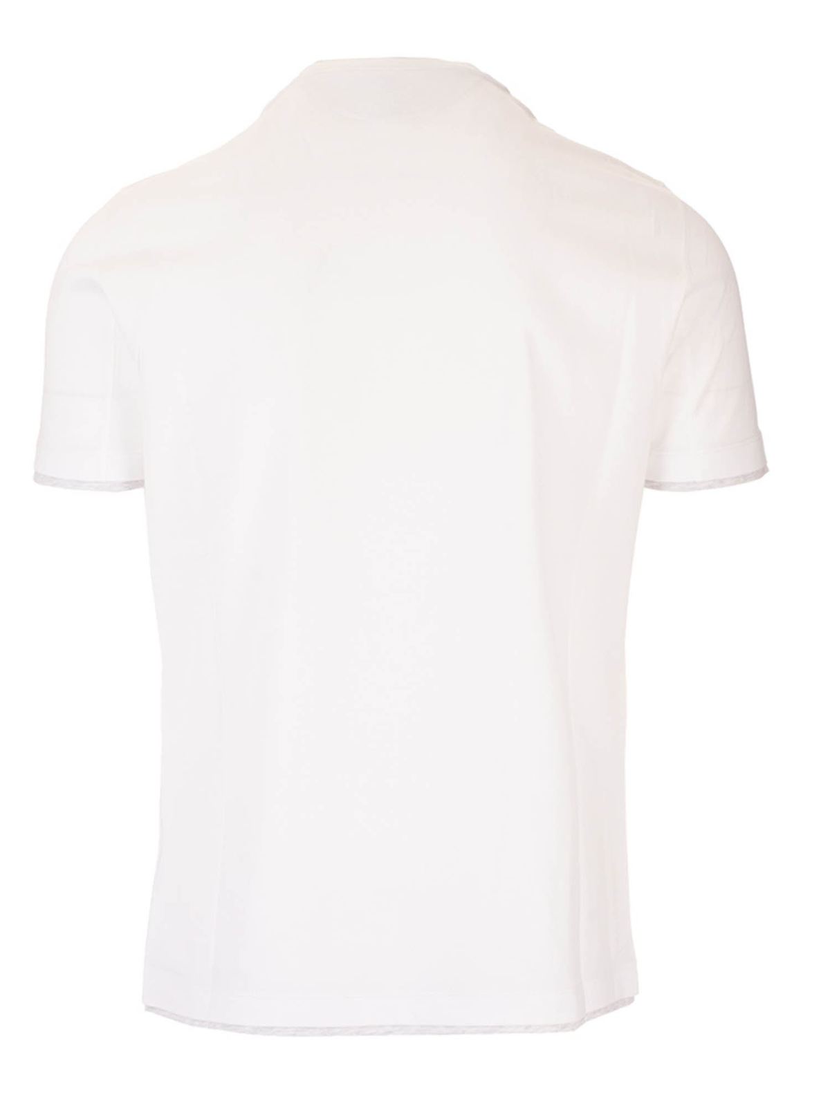 Brunello Cucinelli Logo T-shirt in white - White