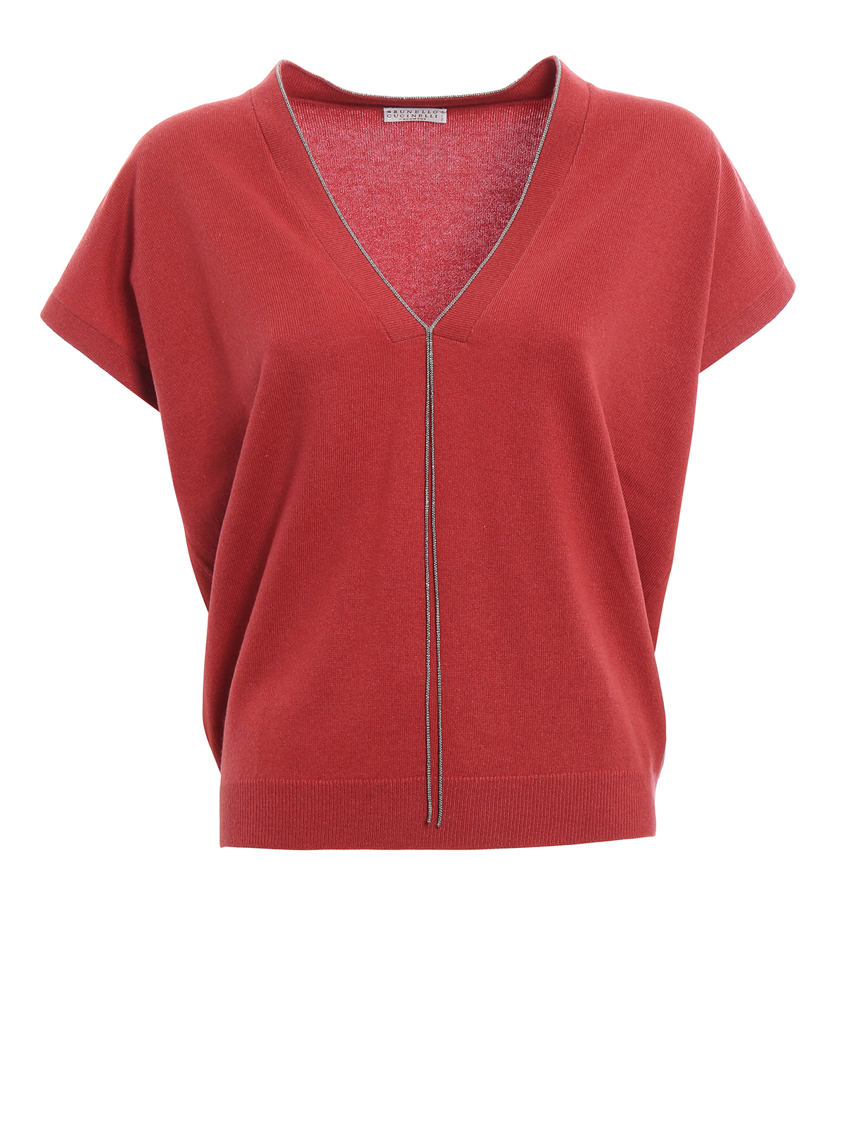 BRUNELLO CUCINELLI: cashmere sweater - Red