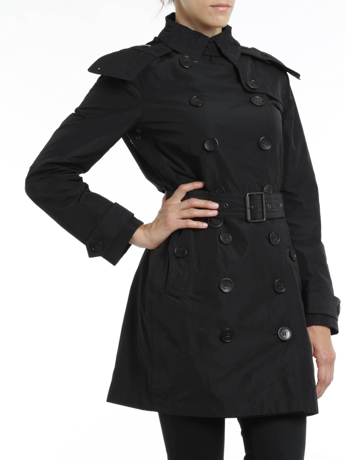 manteau burberry noir femme