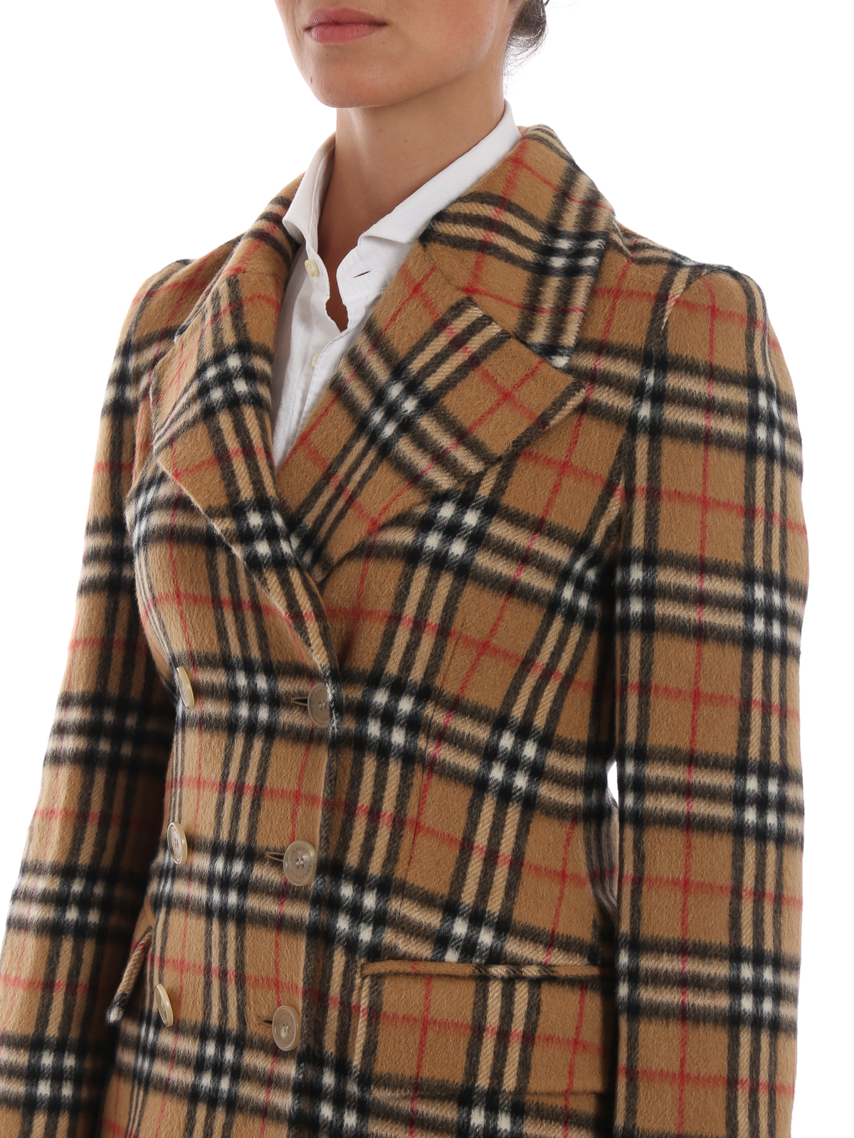 Wool burberry deals coat