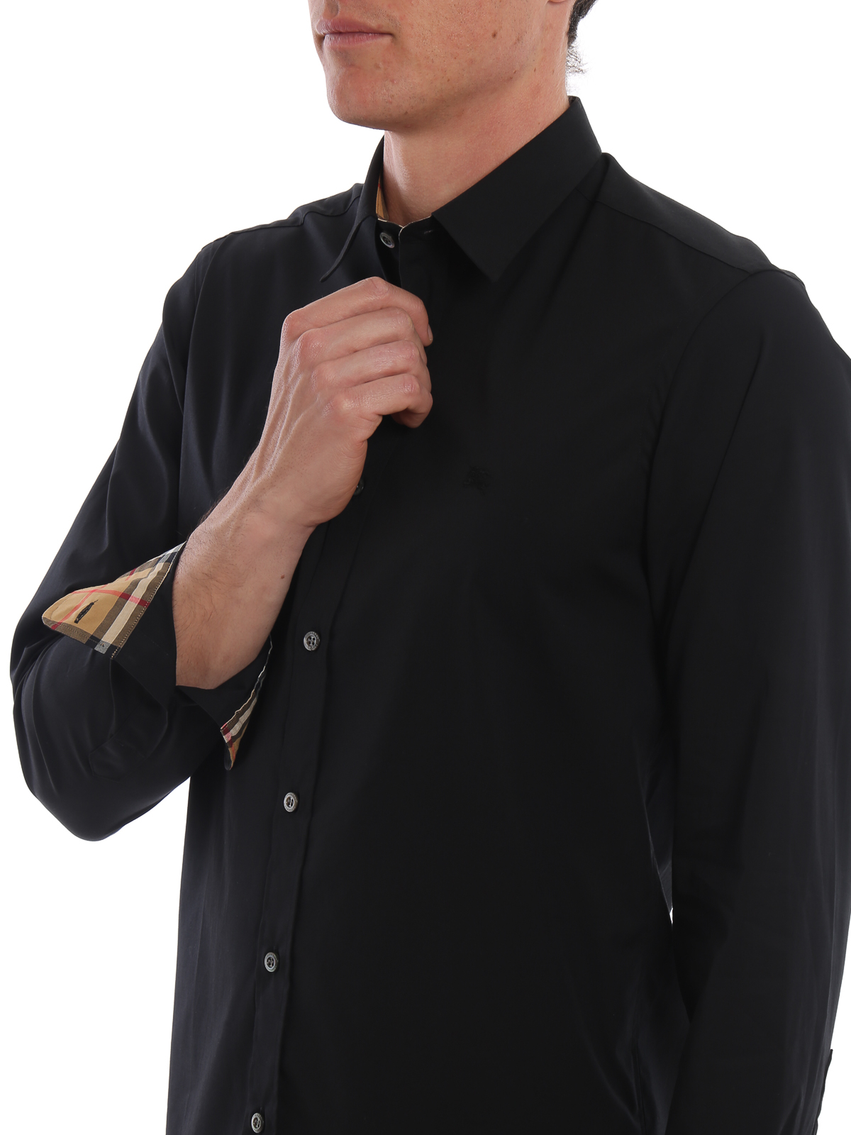 Shirts Burberry - Black stretch shirt 8008706