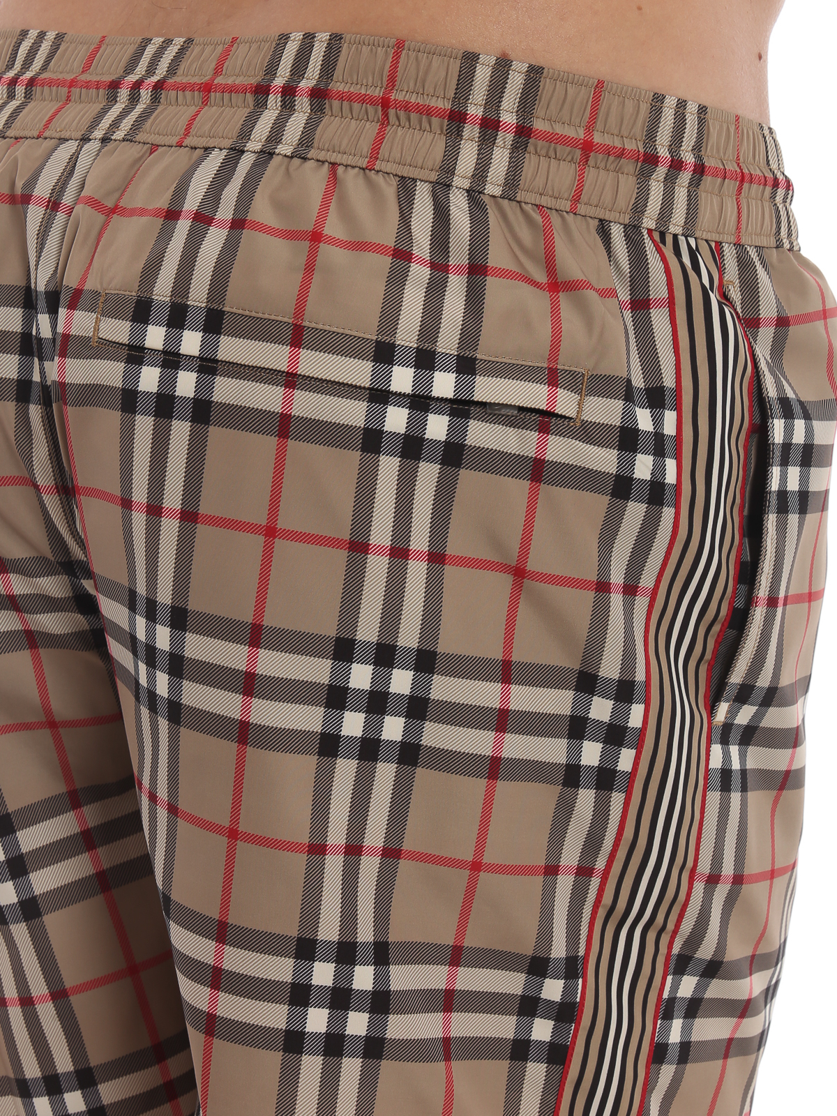 Guildes Vintage Check Swim Shorts in Beige - Burberry