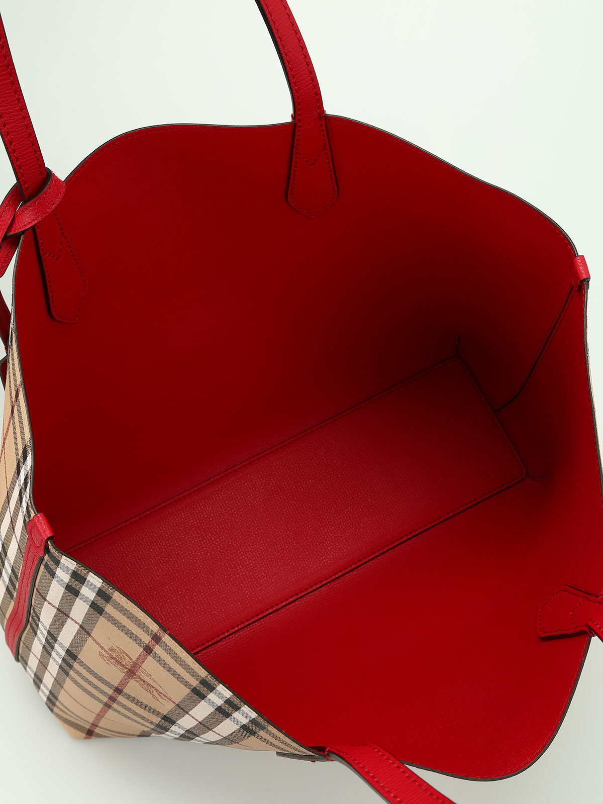 burberry tote bag red