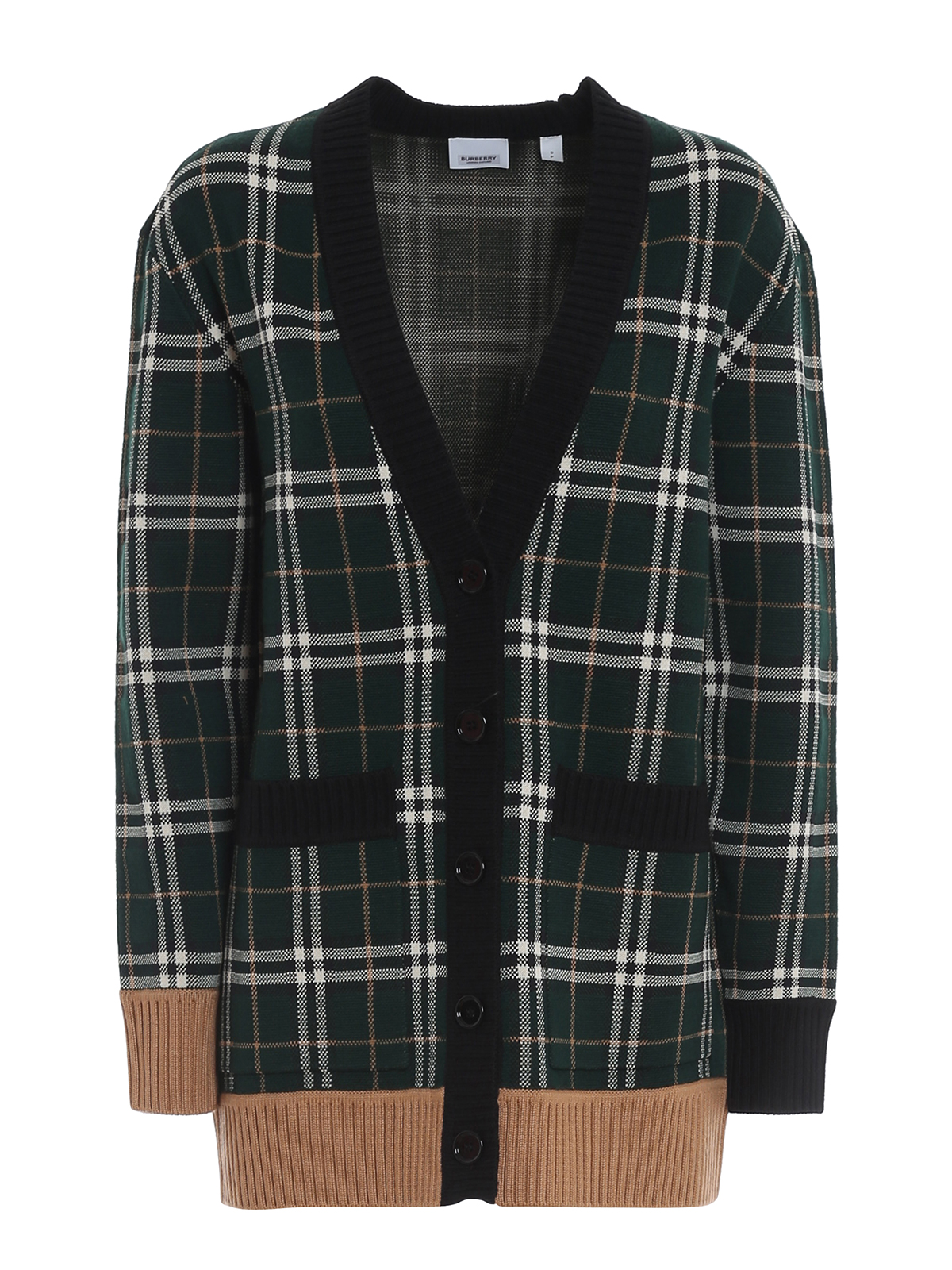 Burberry plaid clearance cardigan