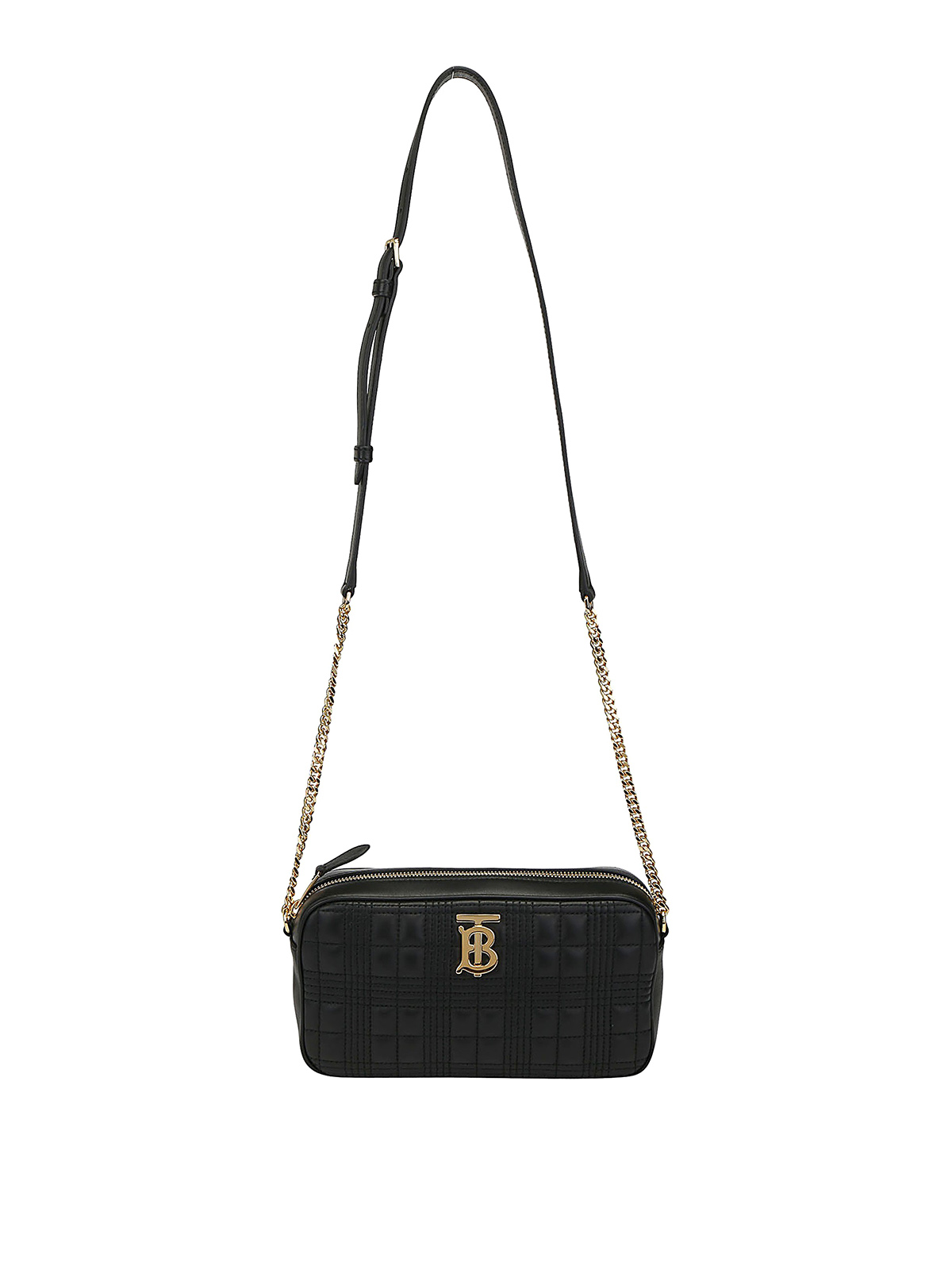 Burberry Lambskin camera bag Black Women 8020713