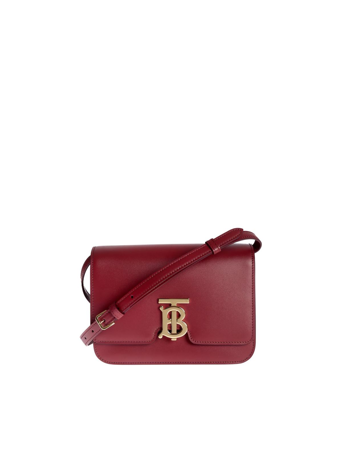 Burberry TB Small Bag Red Grainy Leather