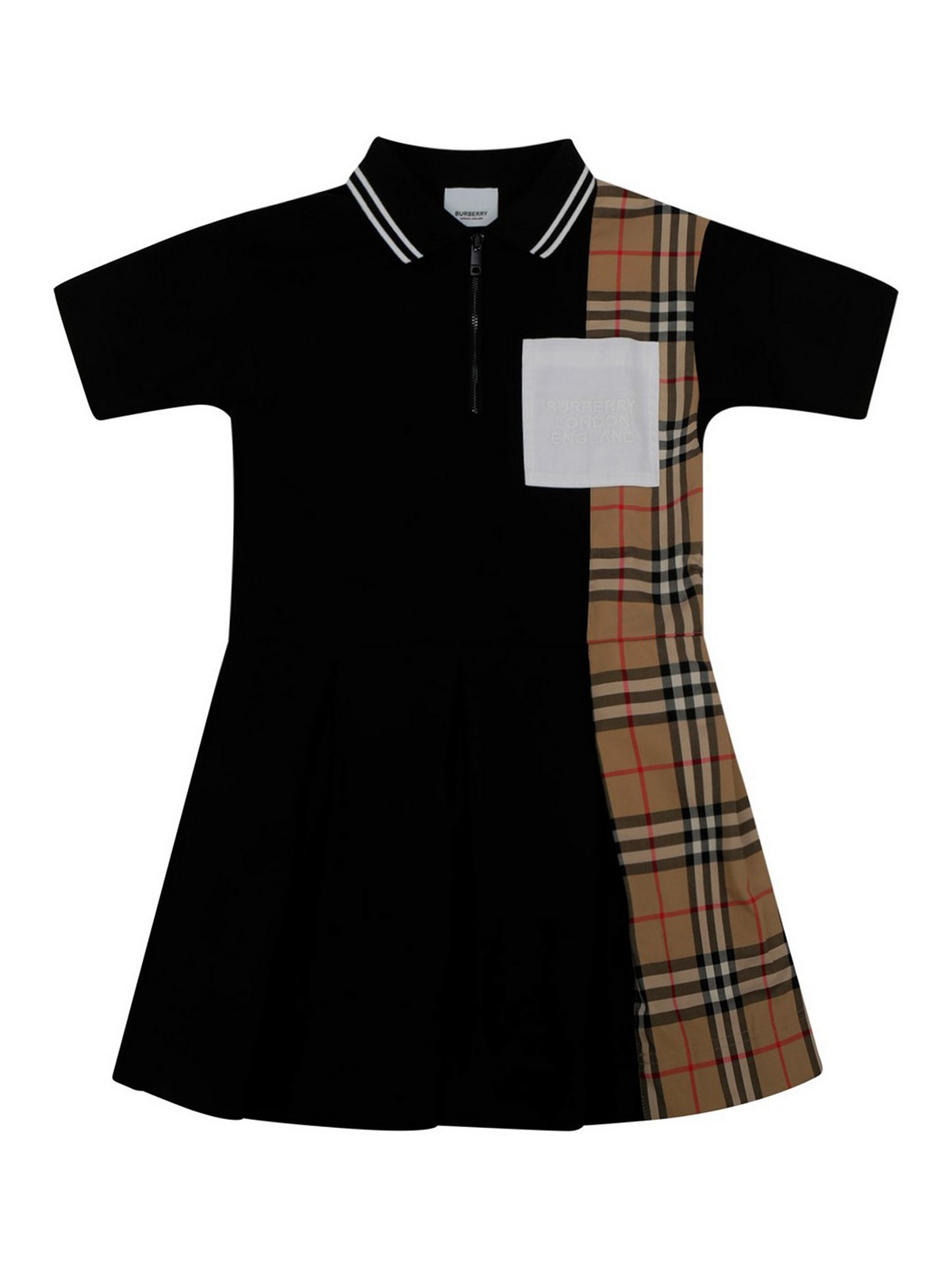 Burberry polo dress clearance black