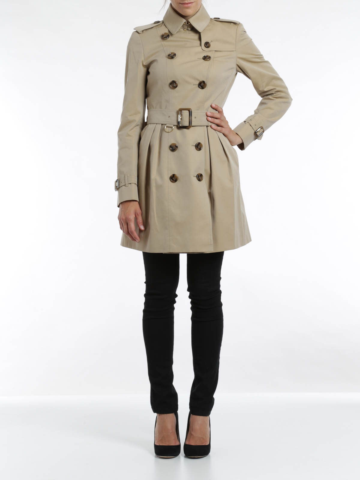Burberry London Edenborough Trench coat - Beige - Women|39763301