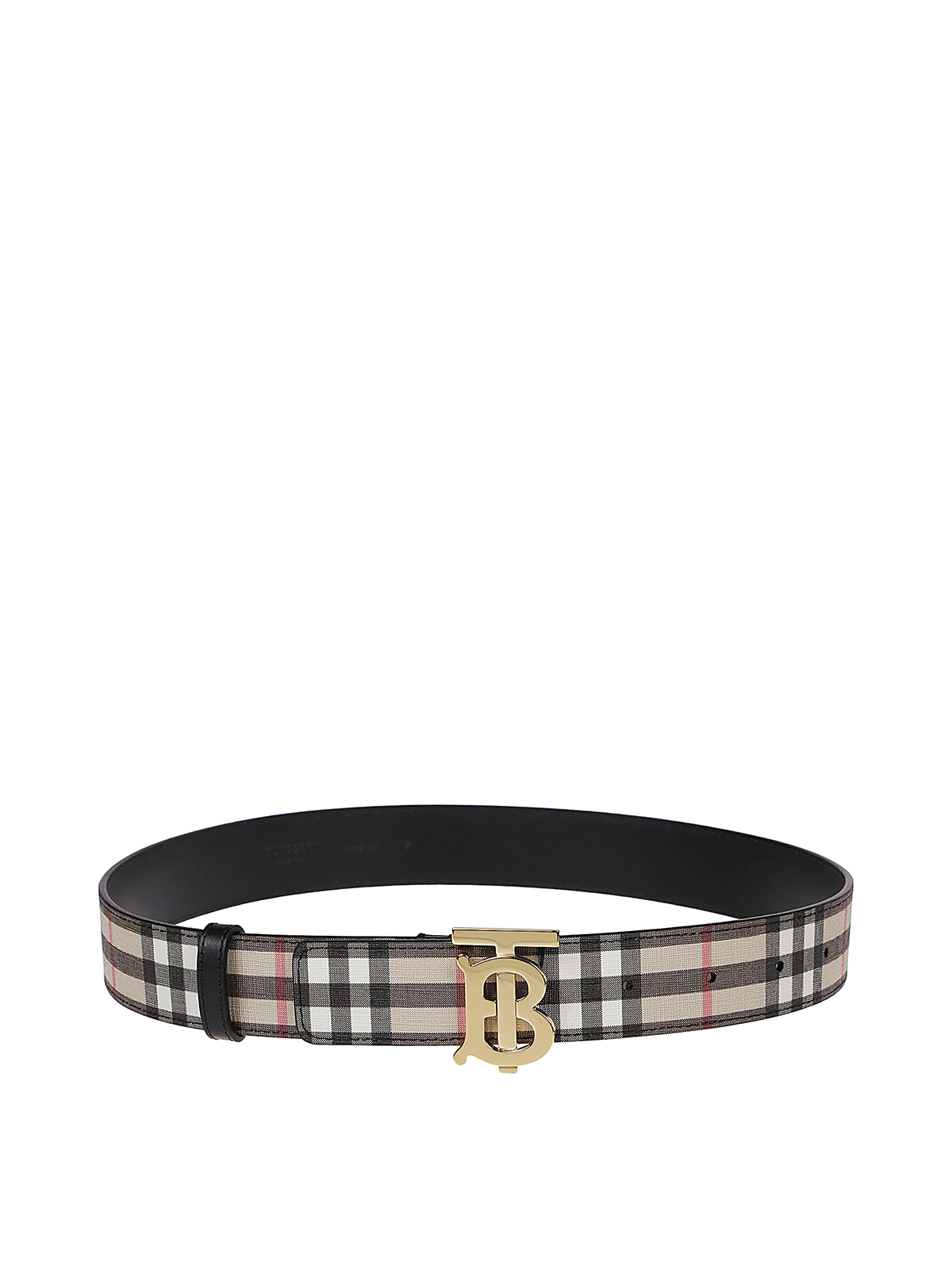 Burberry TB buckle e-canvas belt - Beige - Women|8018990 display picture 2