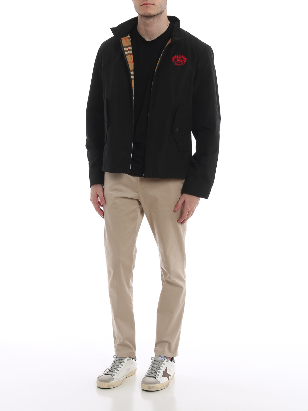 ジャケット・アウター BURBERRY Lancaster taffeta jacket Burberry Lancaster taffeta jacket - Black - Men | 8004848
