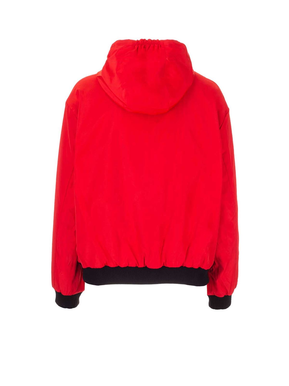Burberry Reversible jacket with hood in red - Red - Boys